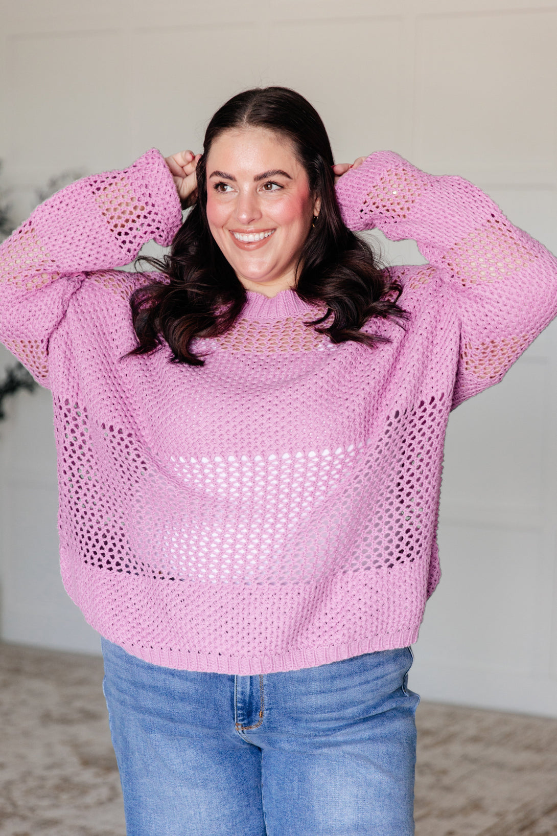 My Latest Love Loose Knit Sweater - Lavish Fix