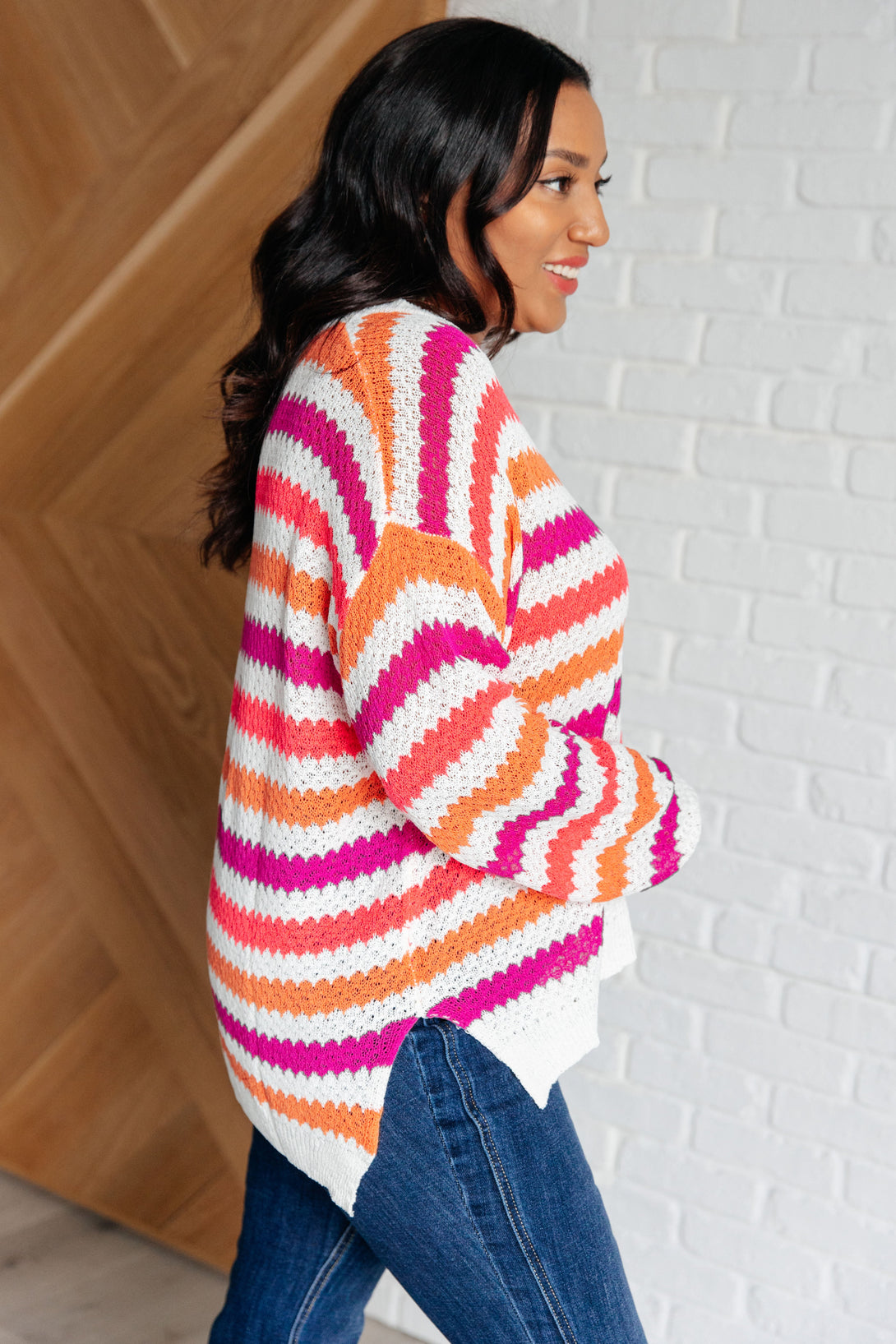 Never Gonna Give You Up Drop Shoulder Sweater - Lavish Fix