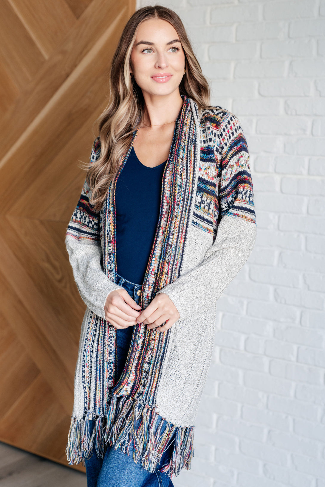 Oh So Lucky Fringe Cardigan - Lavish Fix