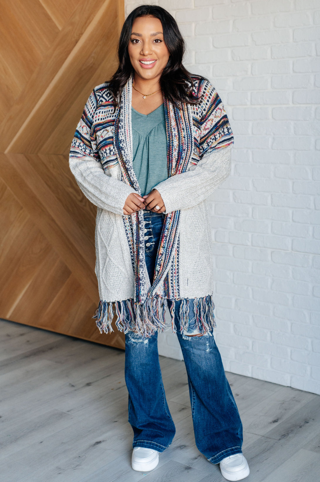 Oh So Lucky Fringe Cardigan - Lavish Fix