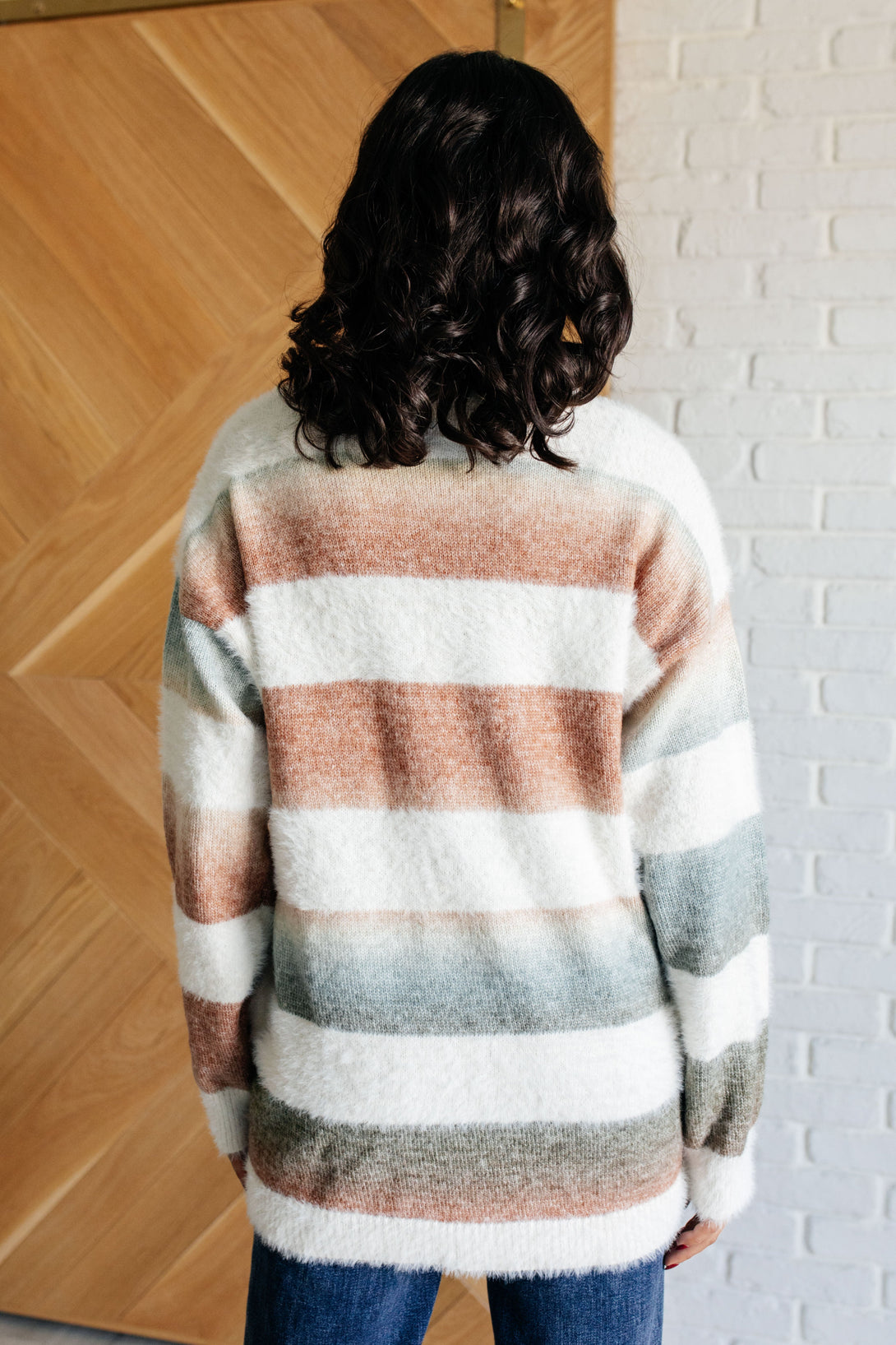 Ombre Feelings Striped Cardigan - Lavish Fix