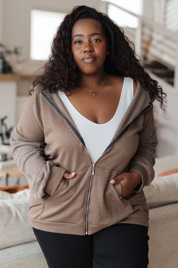 On And On Zip Up Hoodie - Lavish Fix