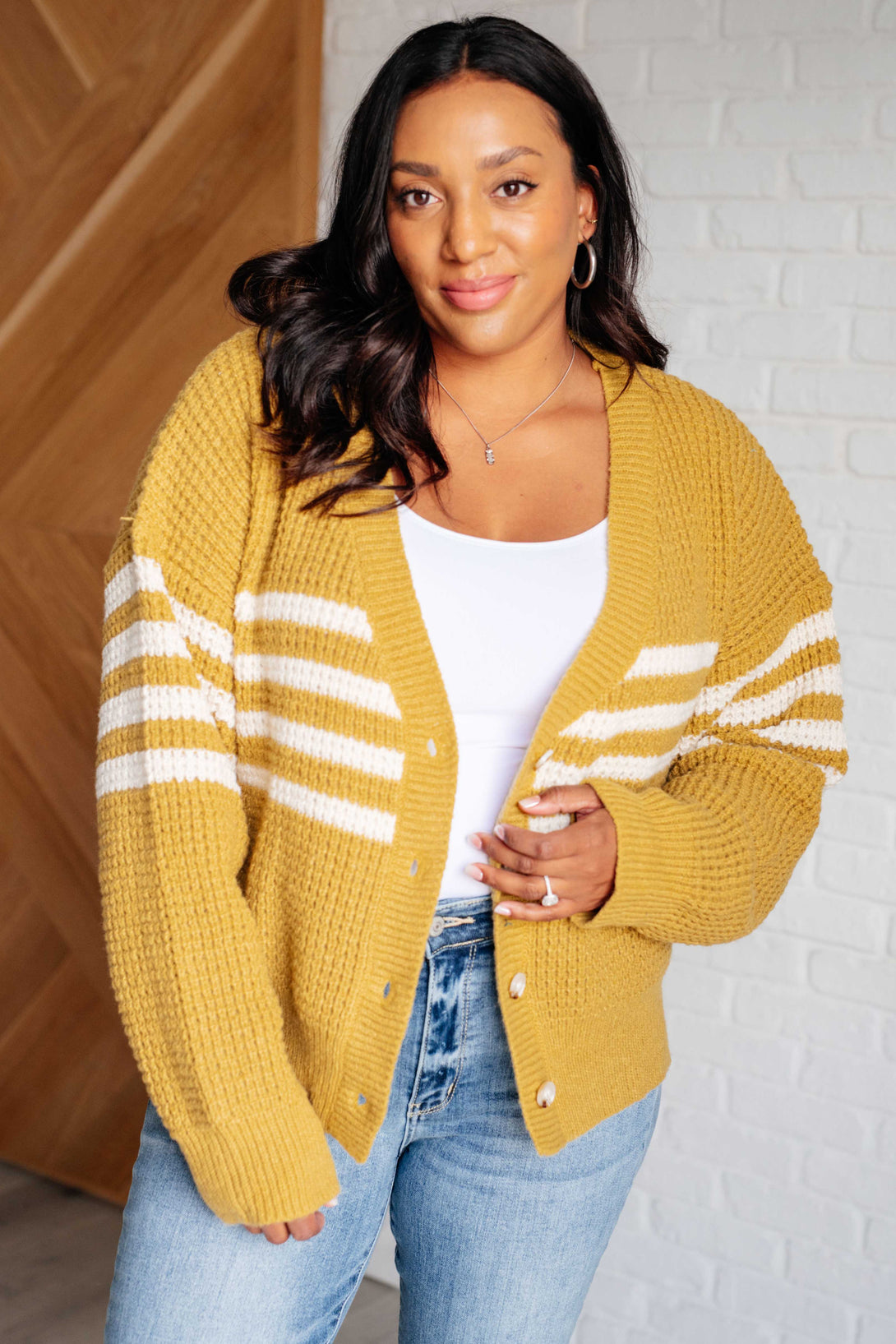 On Top of the World Striped Cardigan - Lavish Fix