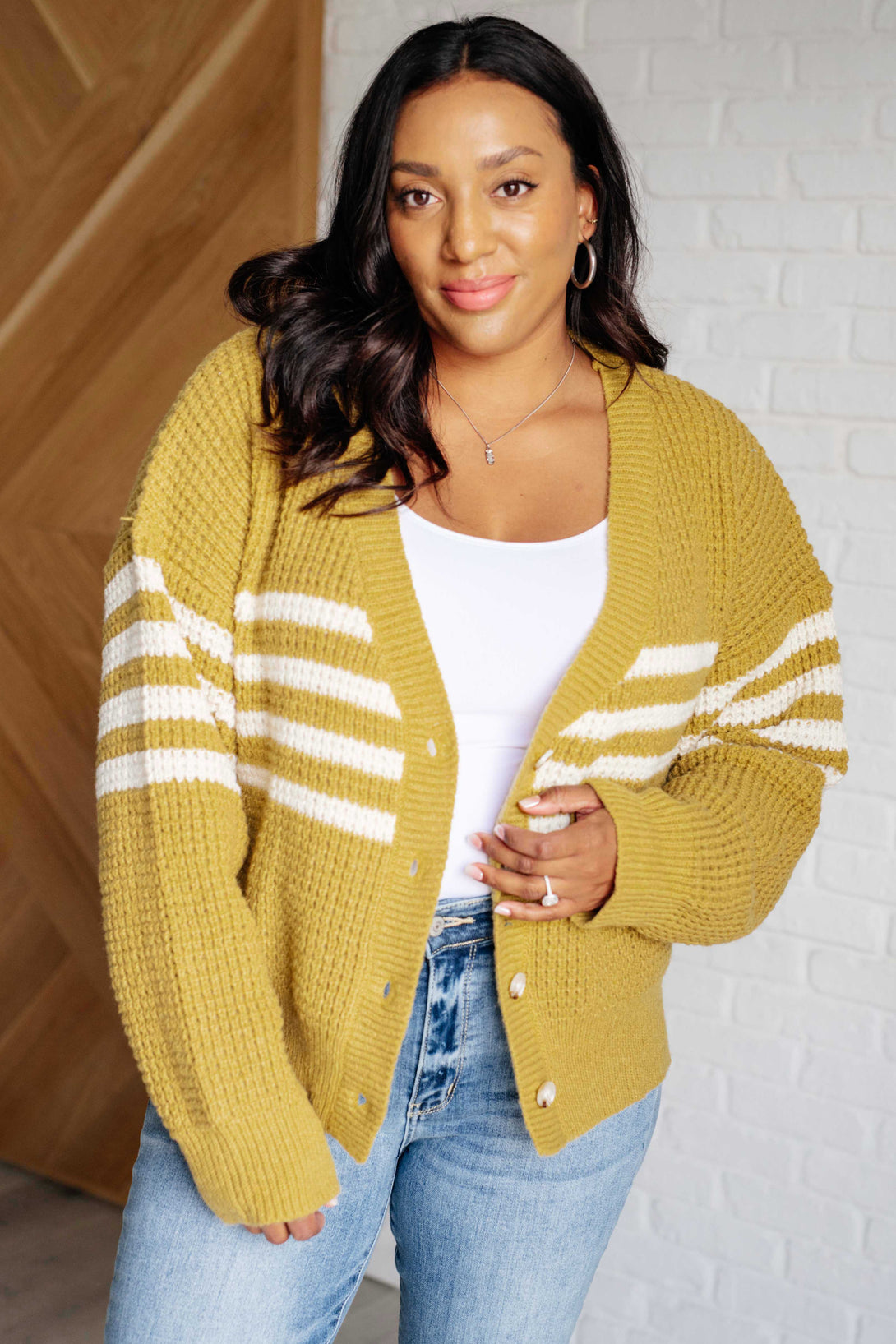 On Top of the World Striped Cardigan - Lavish Fix