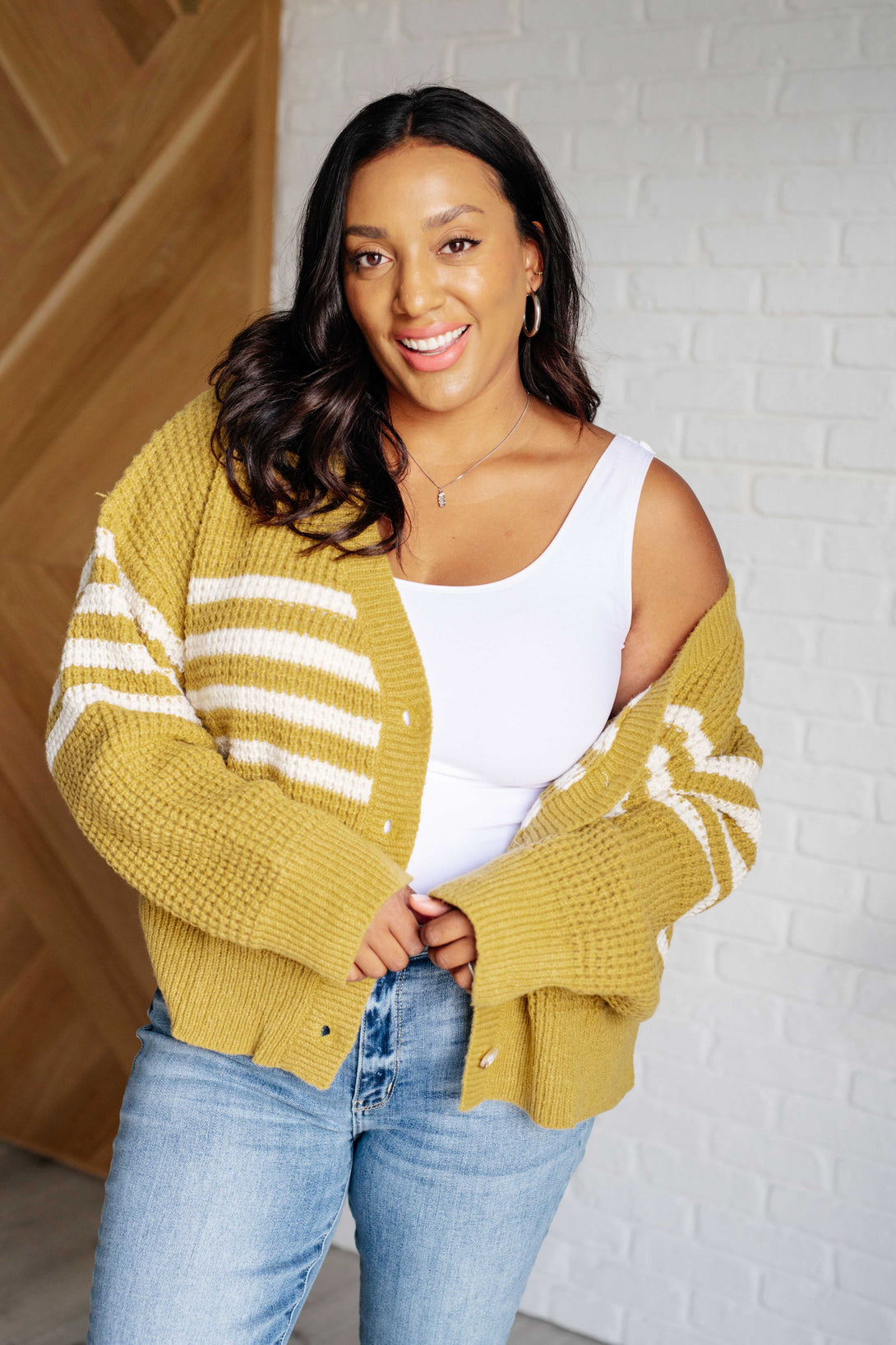 On Top of the World Striped Cardigan - Lavish Fix