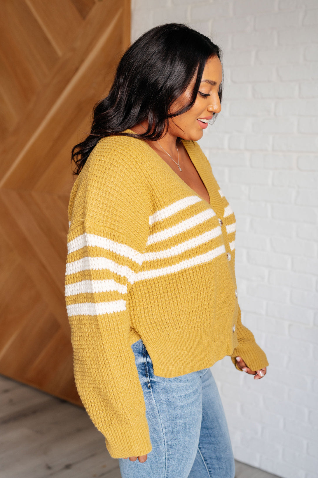 On Top of the World Striped Cardigan - Lavish Fix