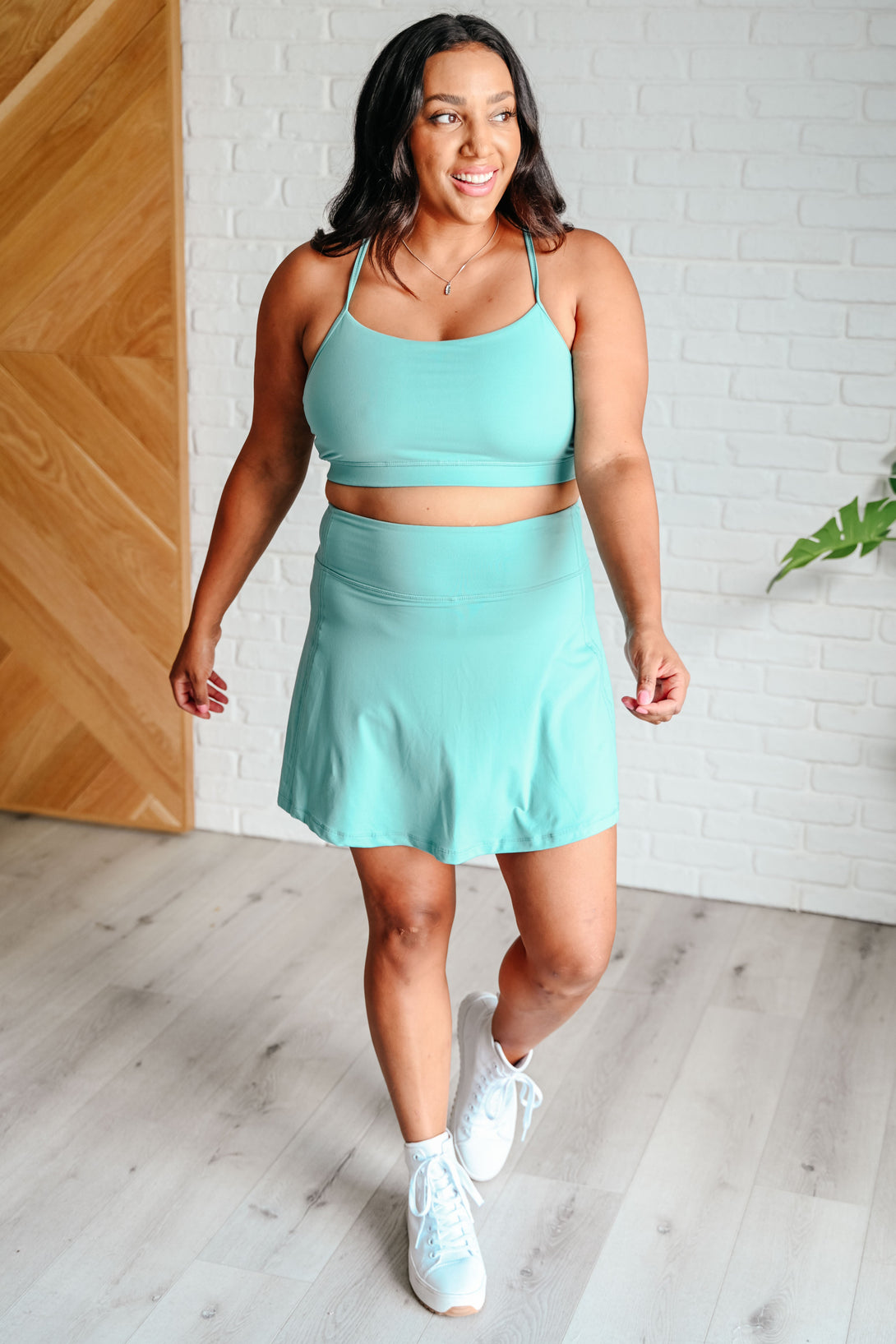 Game, Set and Match Tennis Skort in Tidal Wave - Lavish Fix