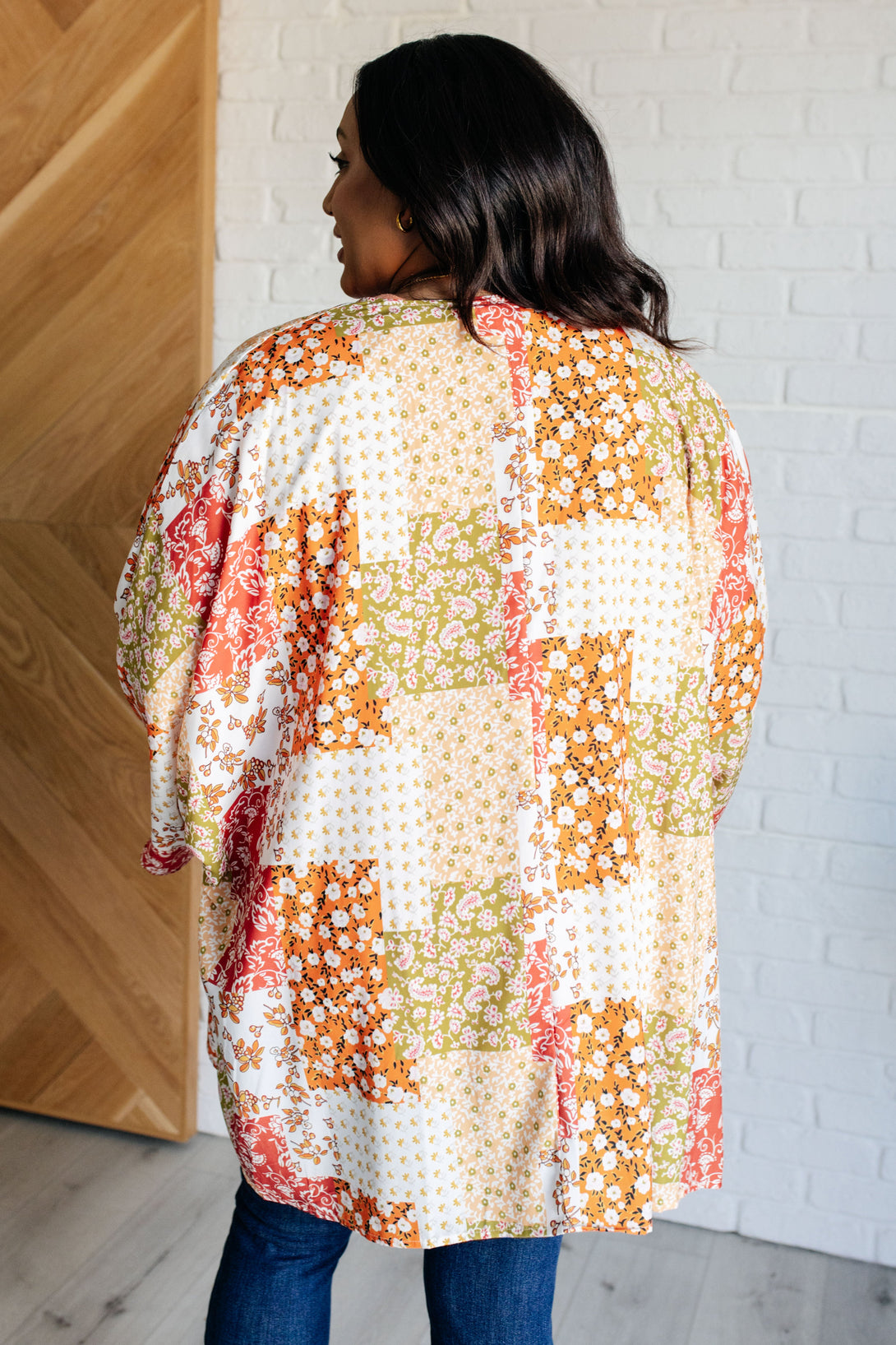 Patchwork of Feelings Mixed Floral Kimono - Lavish Fix