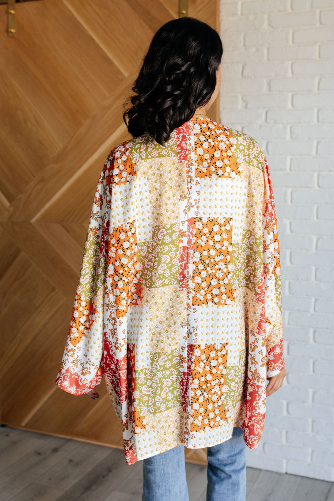 Patchwork of Feelings Mixed Floral Kimono - Lavish Fix