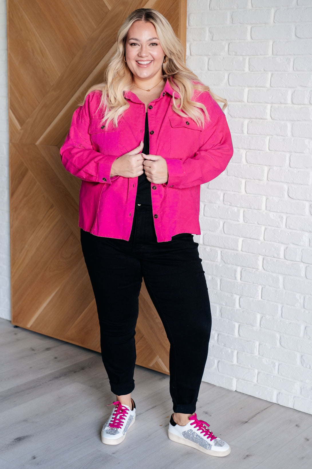 Perfect Pop of Pink Jacket - Lavish Fix