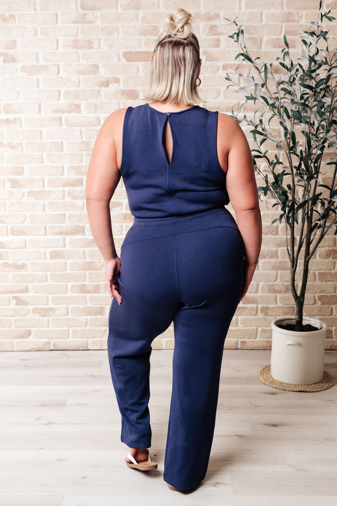 Rest Day Straight Leg Jumpsuit - Lavish Fix