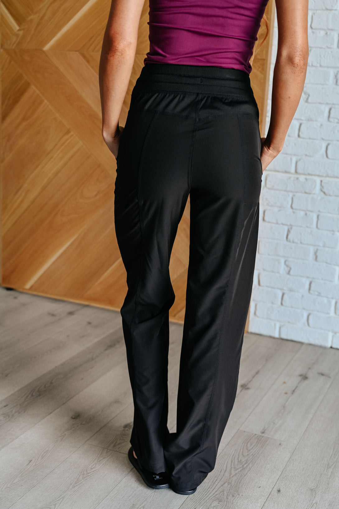 Runner's High Drawstring Joggers in Black - Lavish Fix