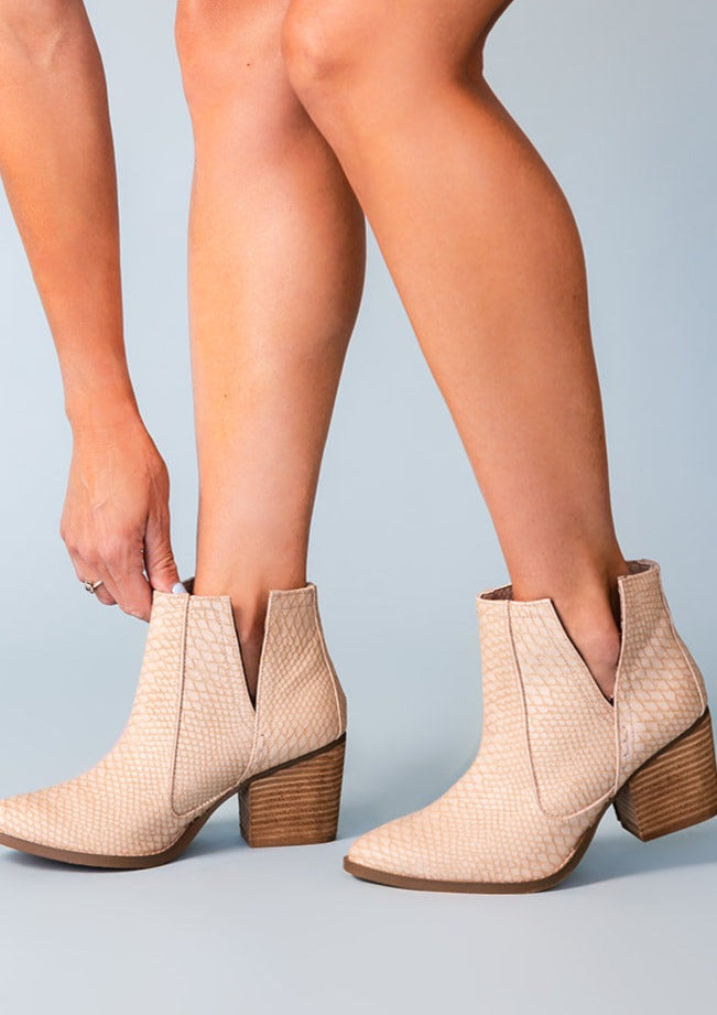 Tarim Bootie in Blush - Lavish Fix