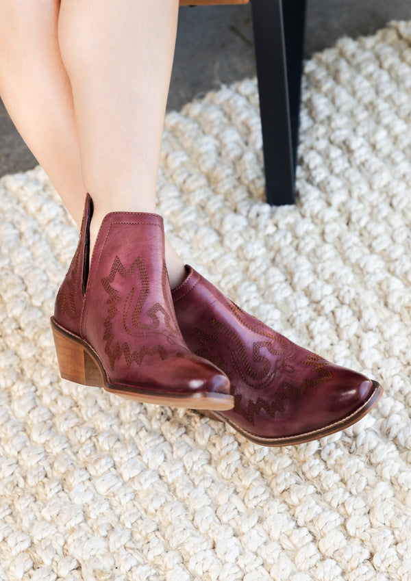 Kickin' Booties in Burgundy - Lavish Fix