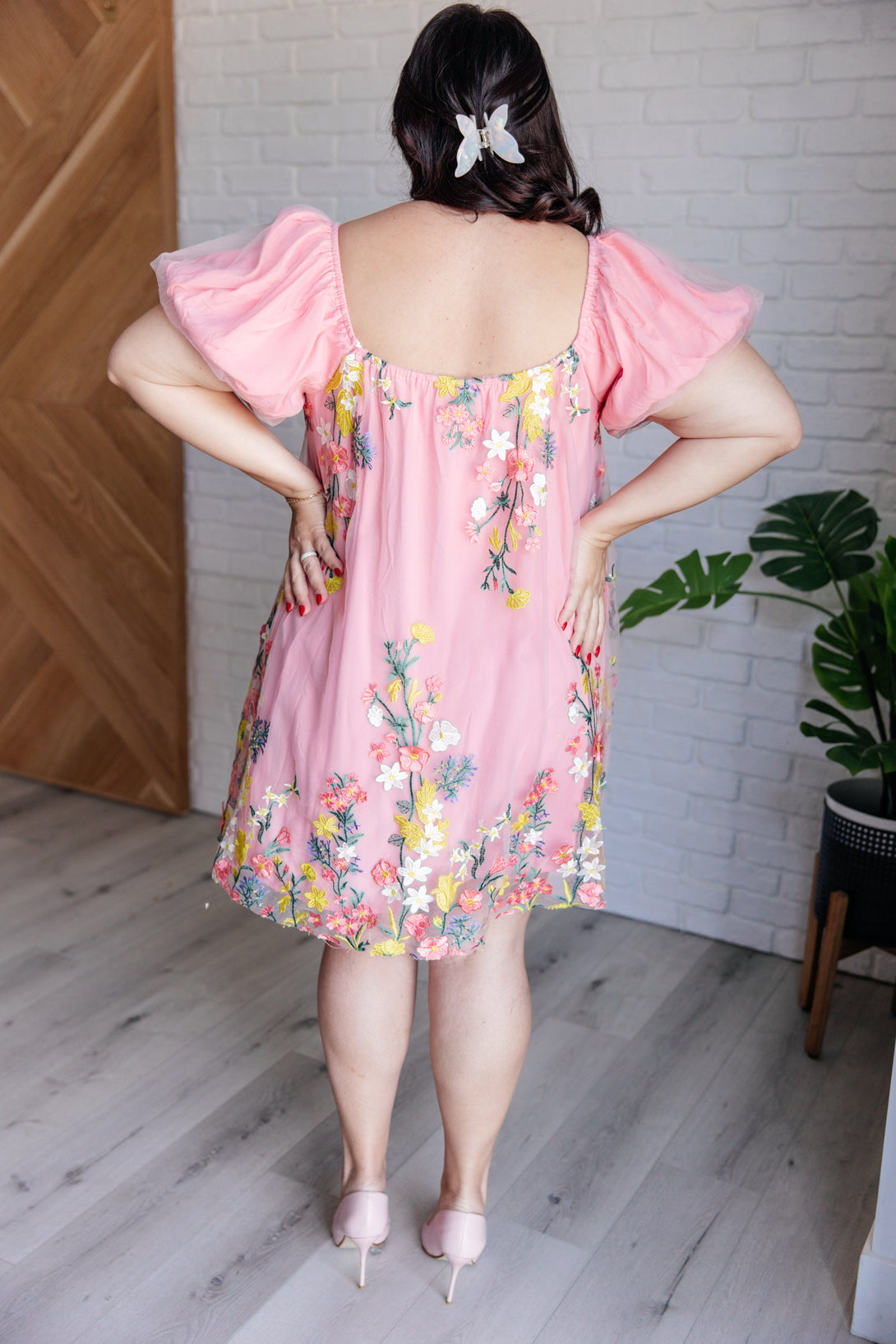 She's Blooming Balloon Sleeve Dress - Lavish Fix