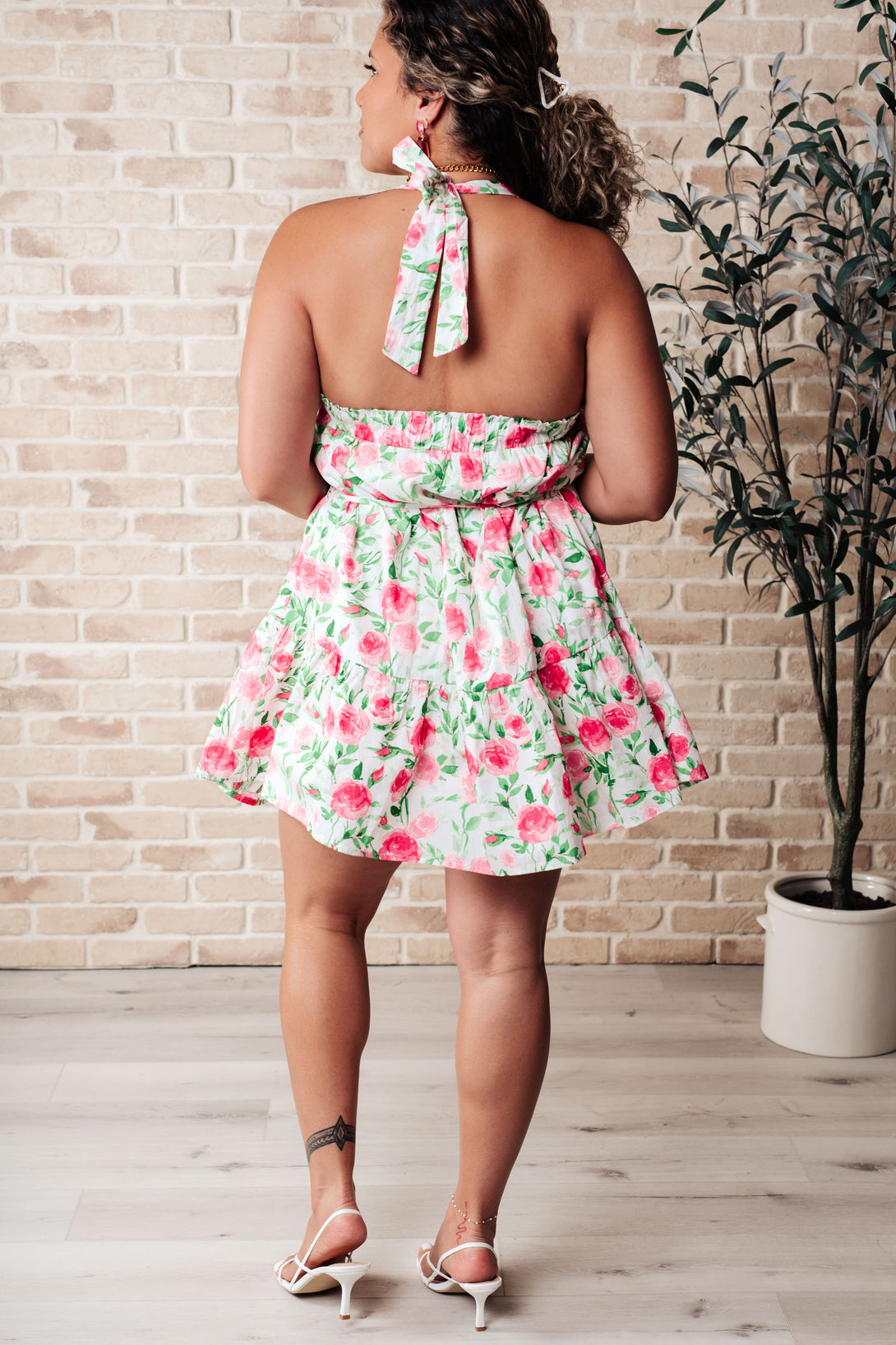 Soul Tied Floral Dress in Pink - Lavish Fix