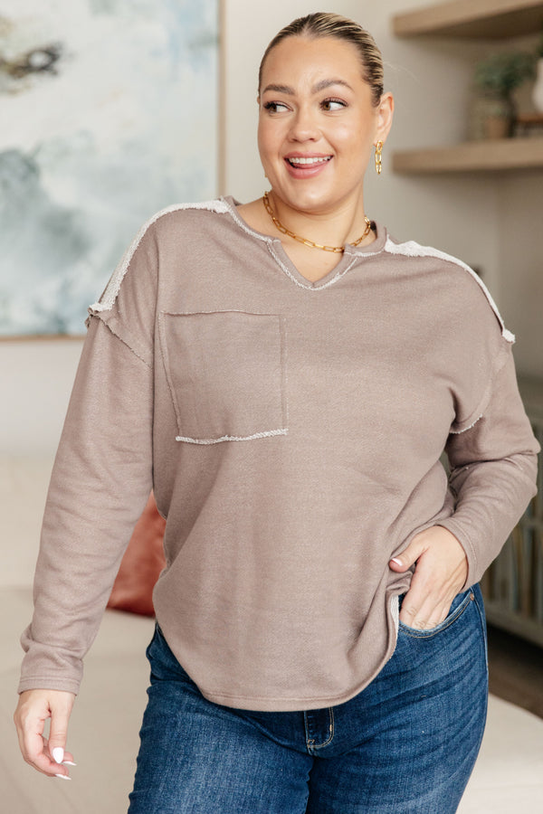 Spring In My Step V-Neck Pullover - Lavish Fix