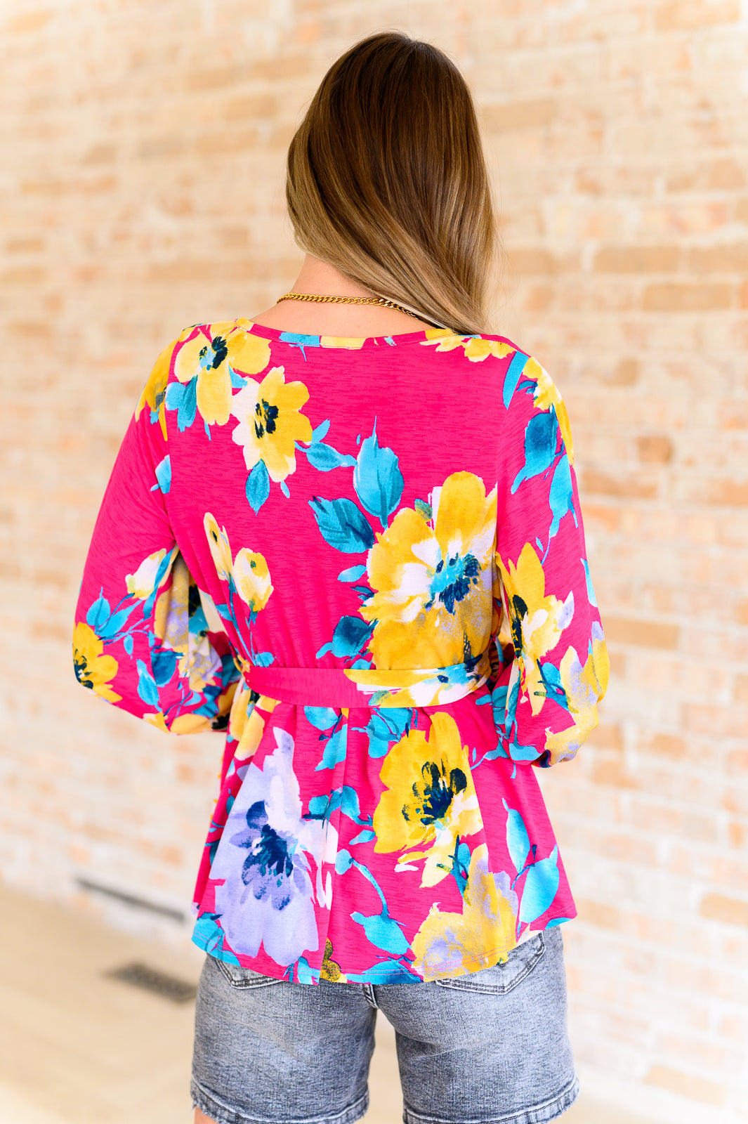 Spring to Be Sprung V-Neck Floral Blouse - Lavish Fix