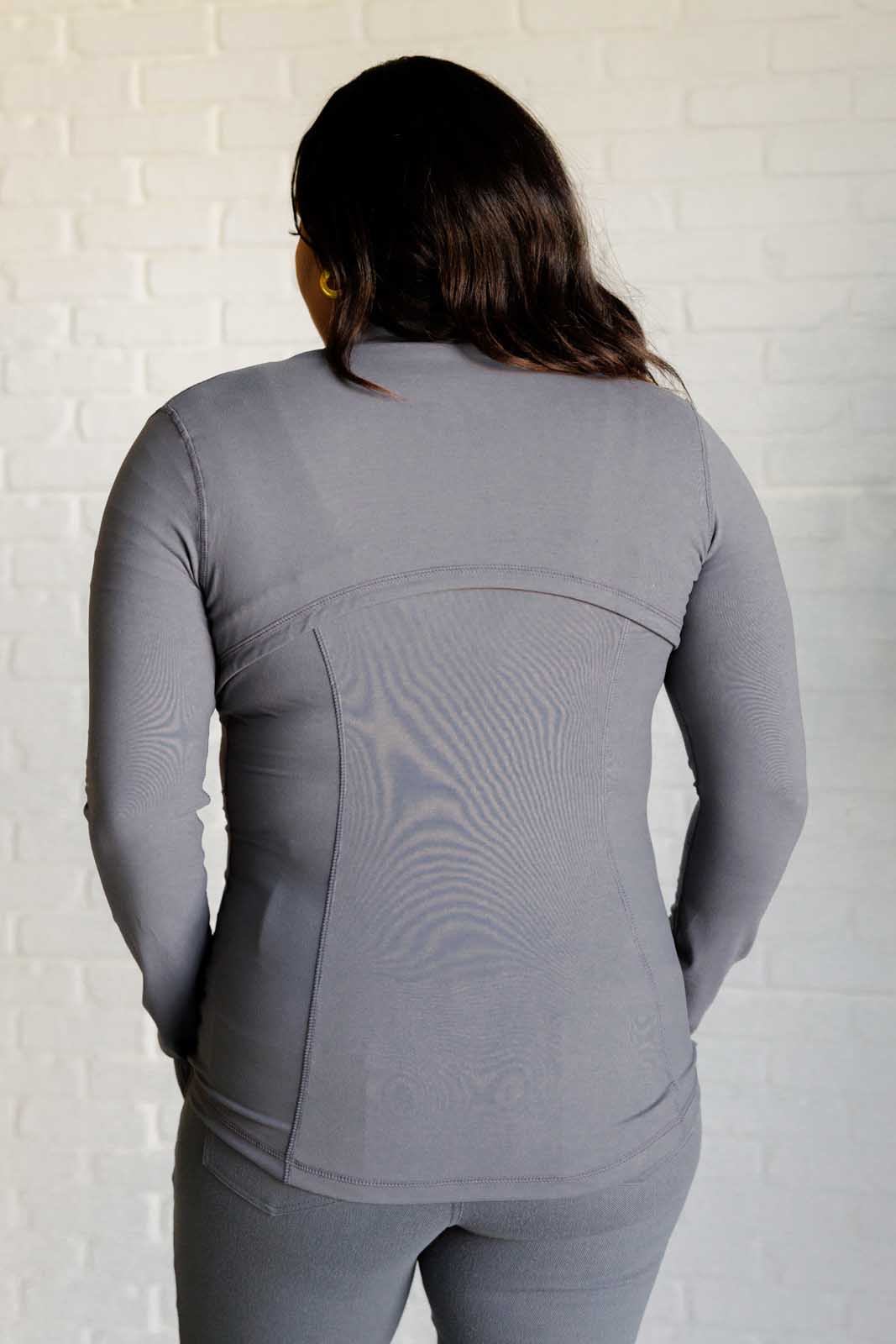 Staying Swift Activewear Jacket in Titanium - Lavish Fix