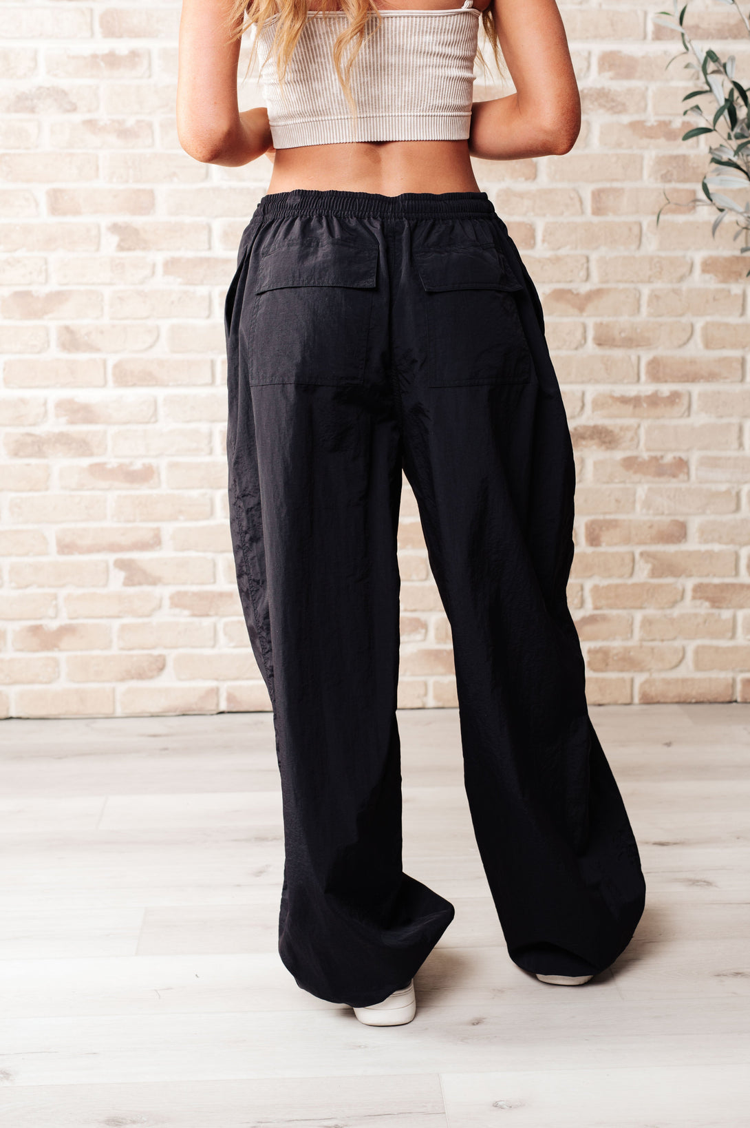 Step Up Joggers in Black - Lavish Fix