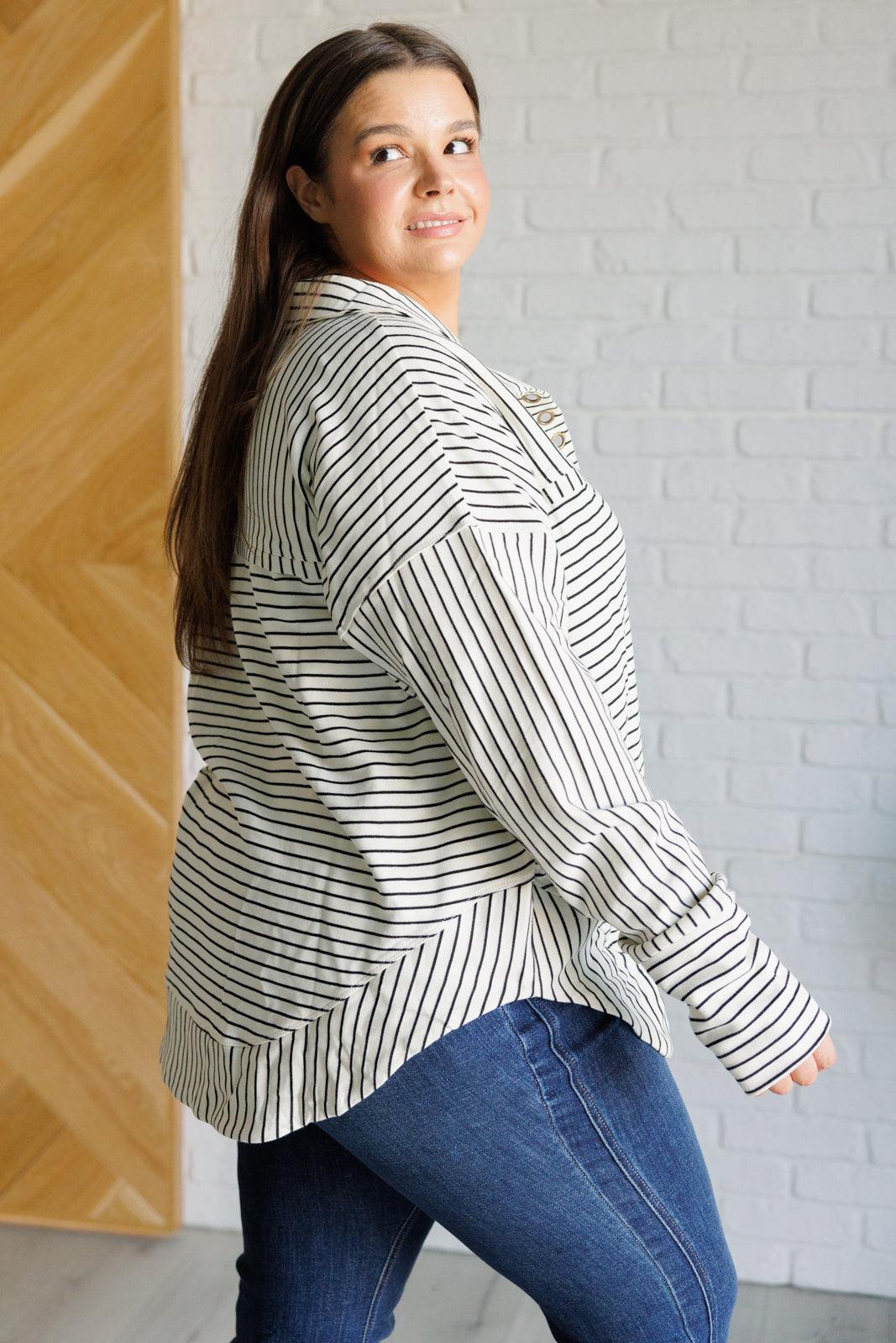 Striped Serendipity Pullover - Lavish Fix