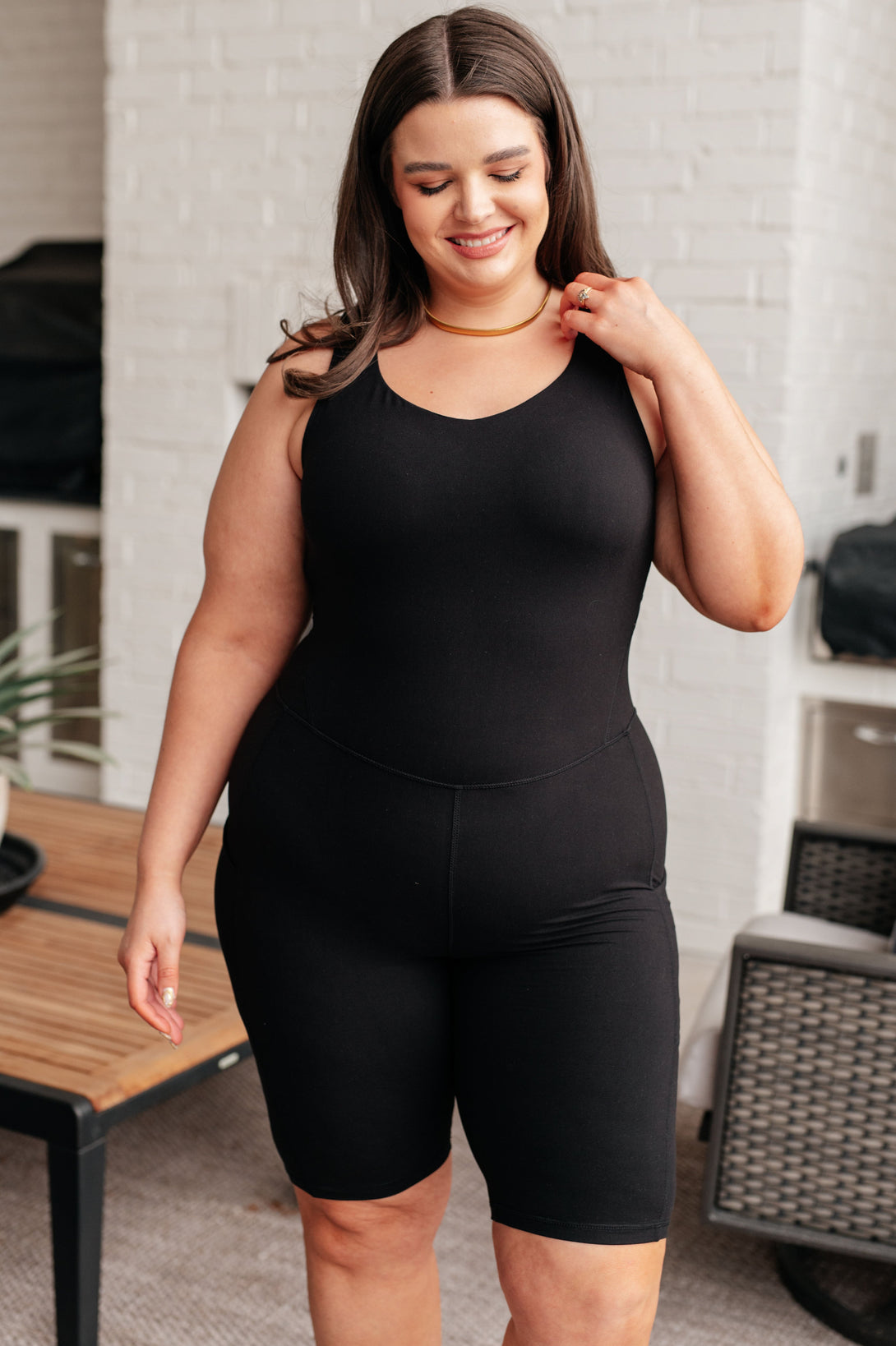 Sun Salutations Body Suit in Black - Lavish Fix