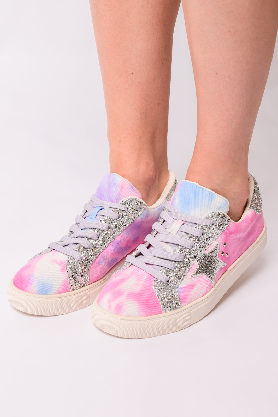 Supernova Sneakers in Pastel Tie Dye - Lavish Fix