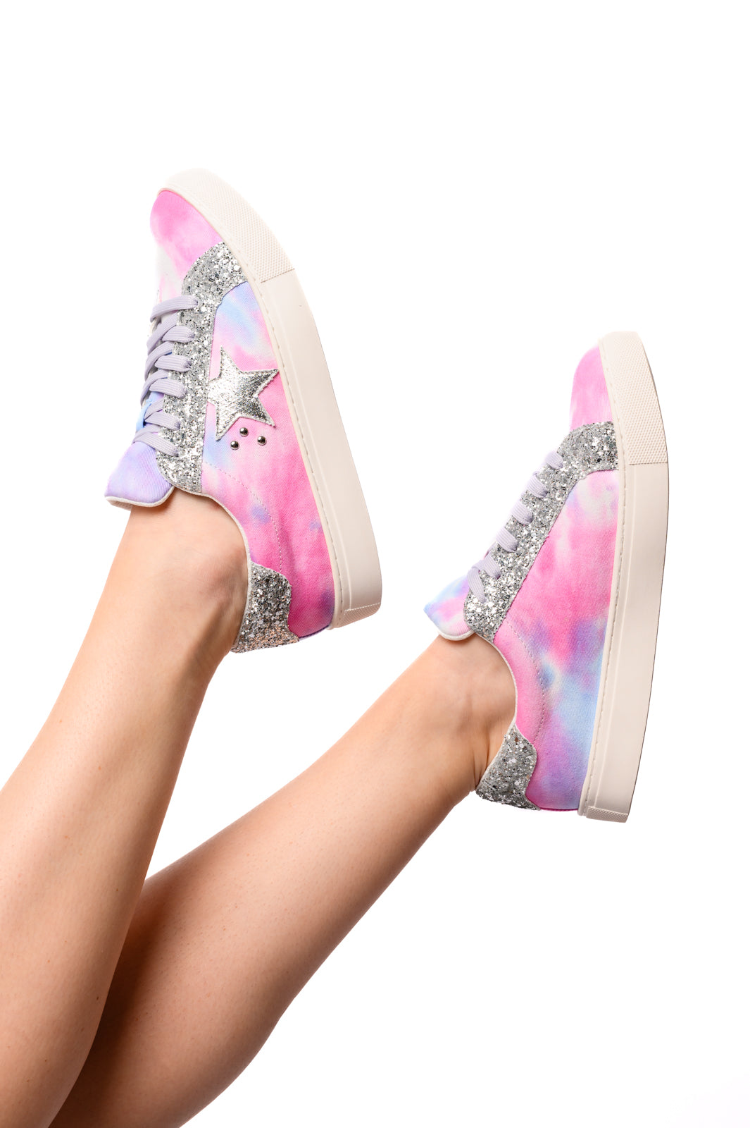 Supernova Sneakers in Pastel Tie Dye - Lavish Fix