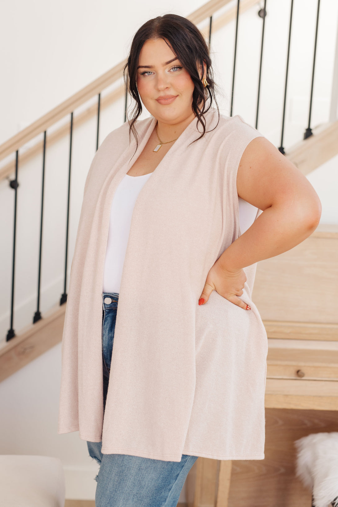 Surely a Win Sleeveless Cardigan - Lavish Fix