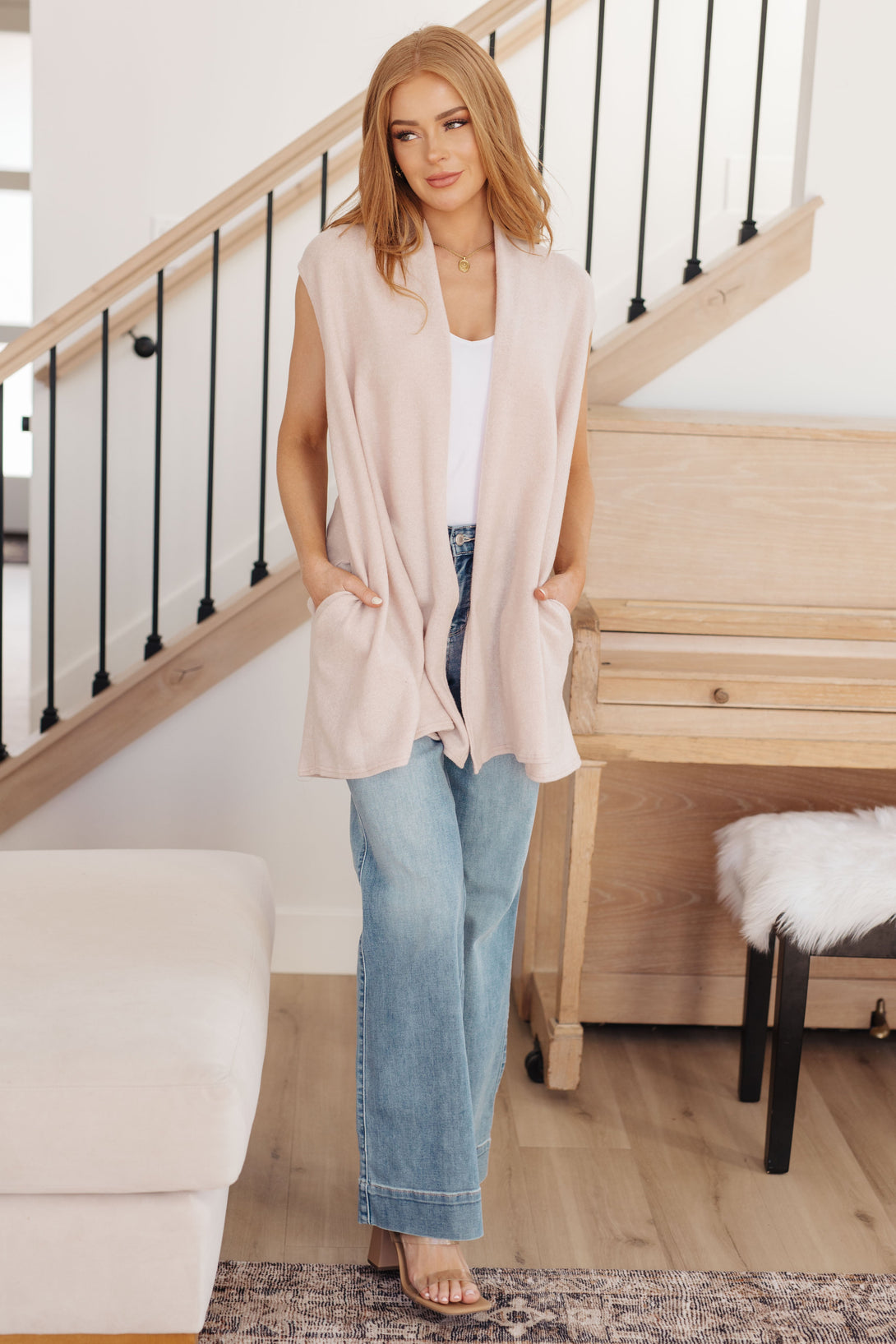 Surely a Win Sleeveless Cardigan - Lavish Fix