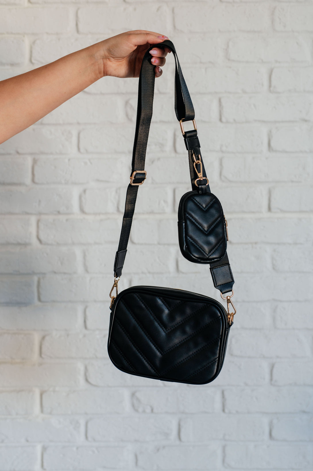 Under Your Spell Crossbody in Black - Lavish Fix