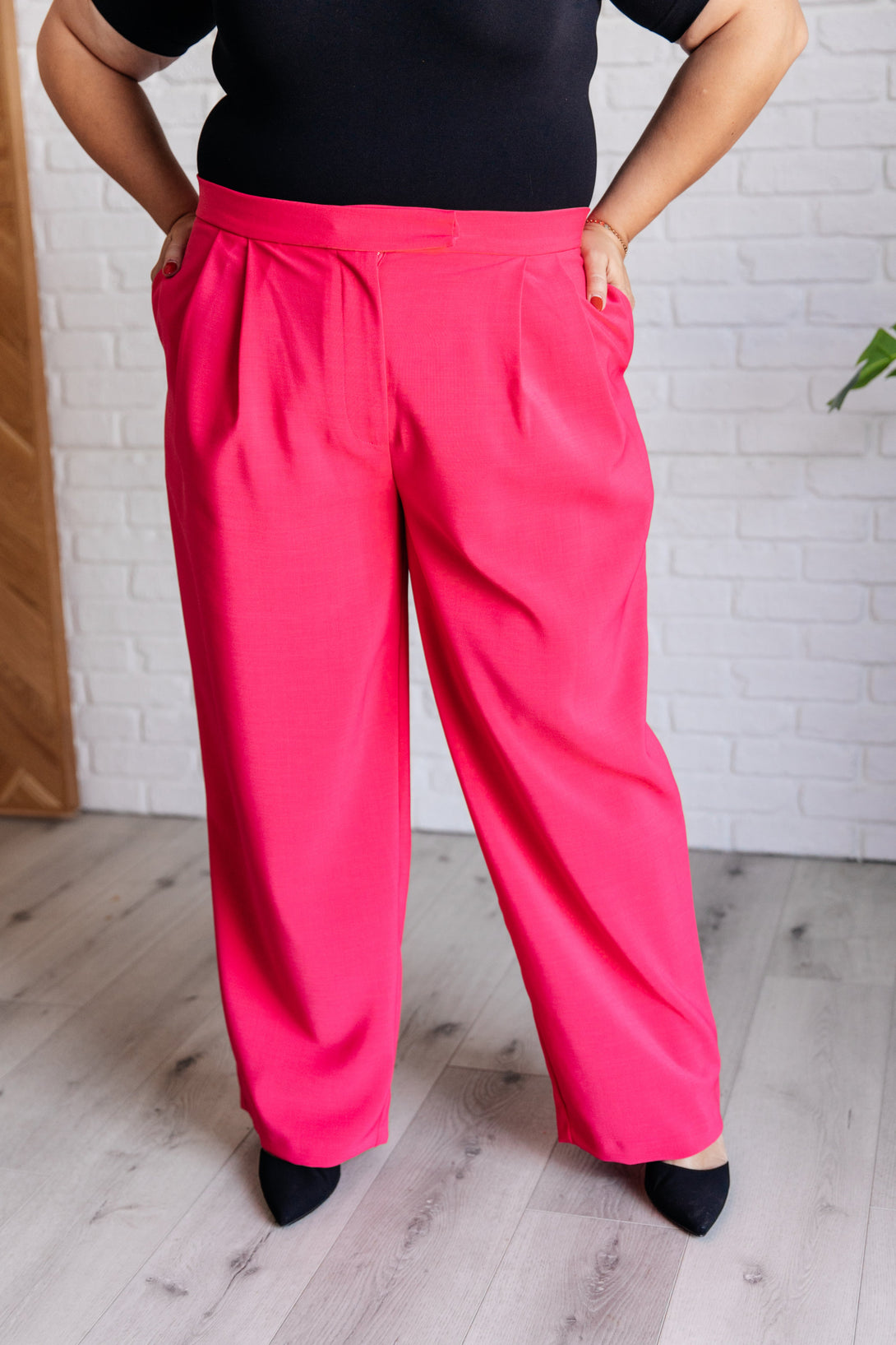 Vigilante Stuff Pleated Trousers in Hot Pink - Lavish Fix