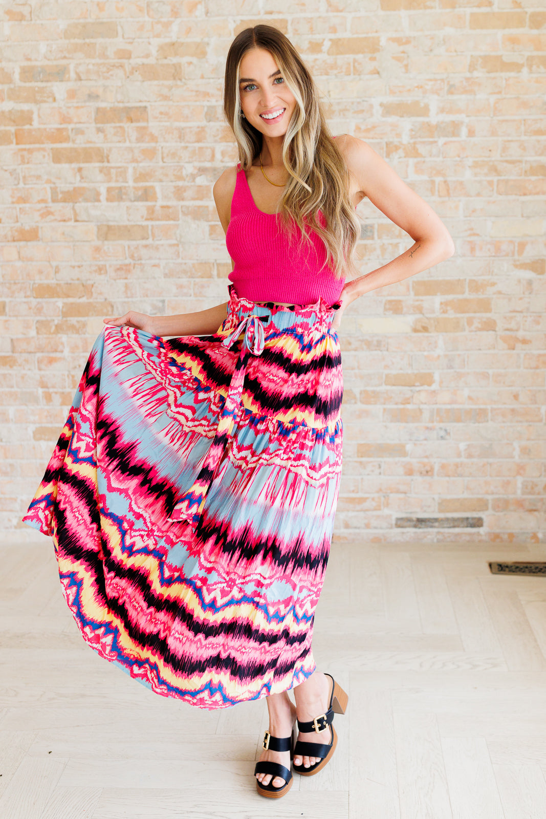 Watch Me Twirl Abstract Skirt - Lavish Fix