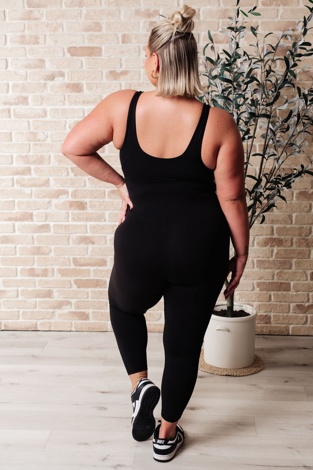 Way to Push Active Bodysuit in Black - Lavish Fix