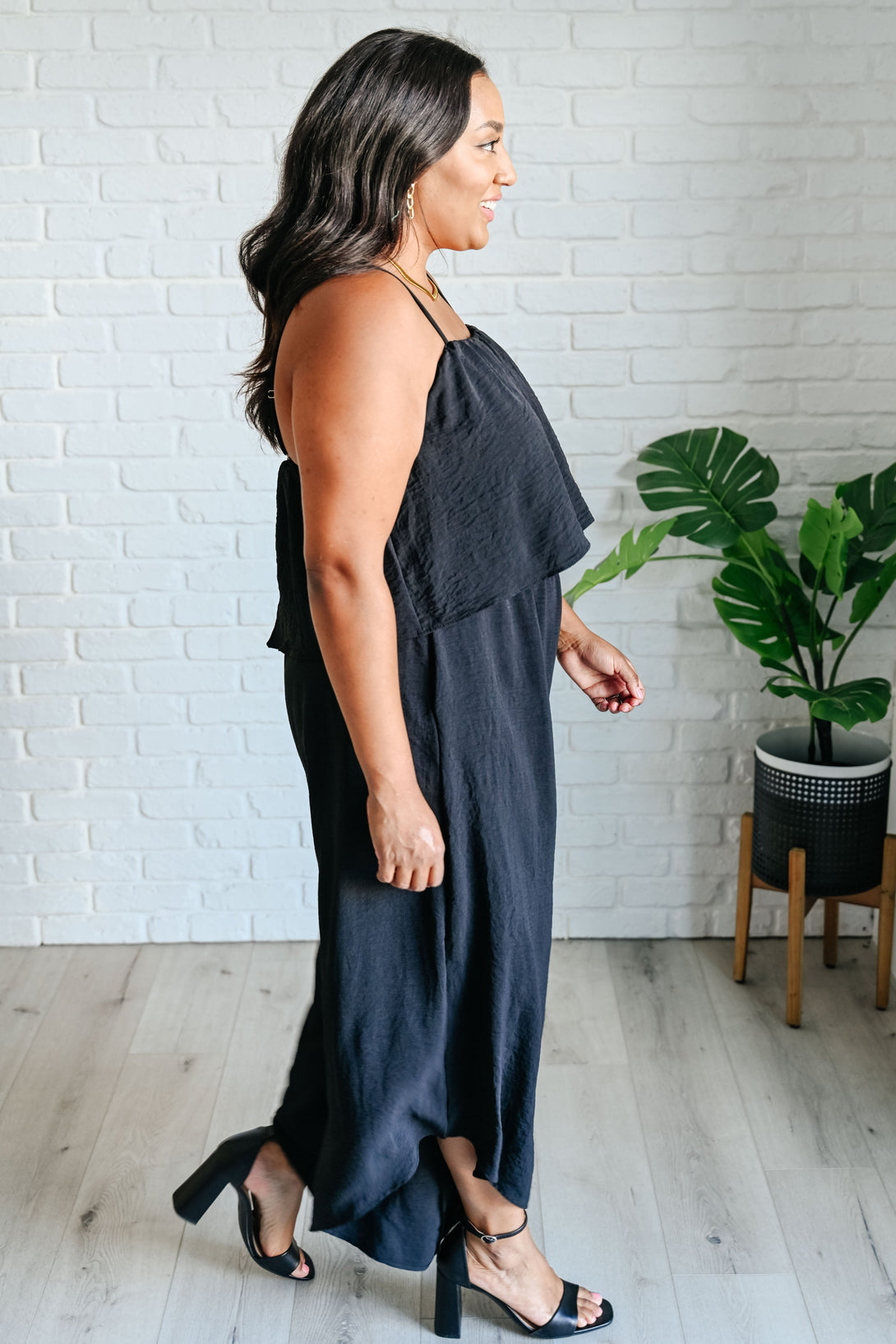 When All is Said and Done Spaghetti Strap Jumpsuit - Lavish Fix