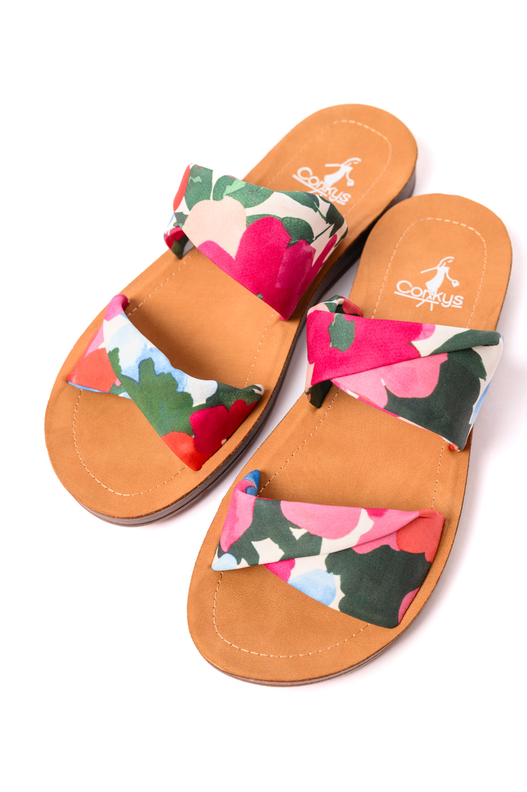 With a Twist Sandal in Flowers - Lavish Fix