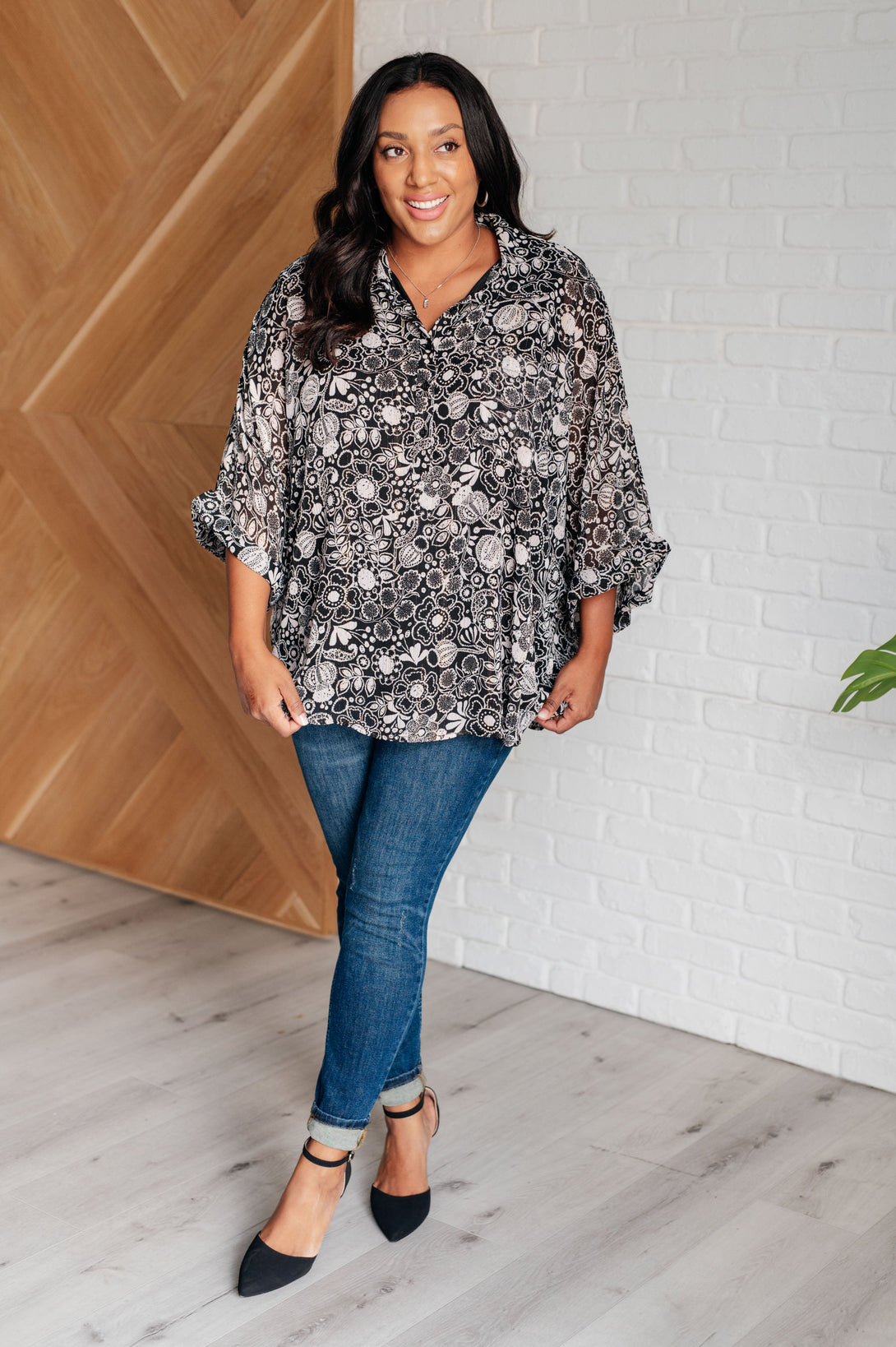 Work All Day Floral Top - Lavish Fix