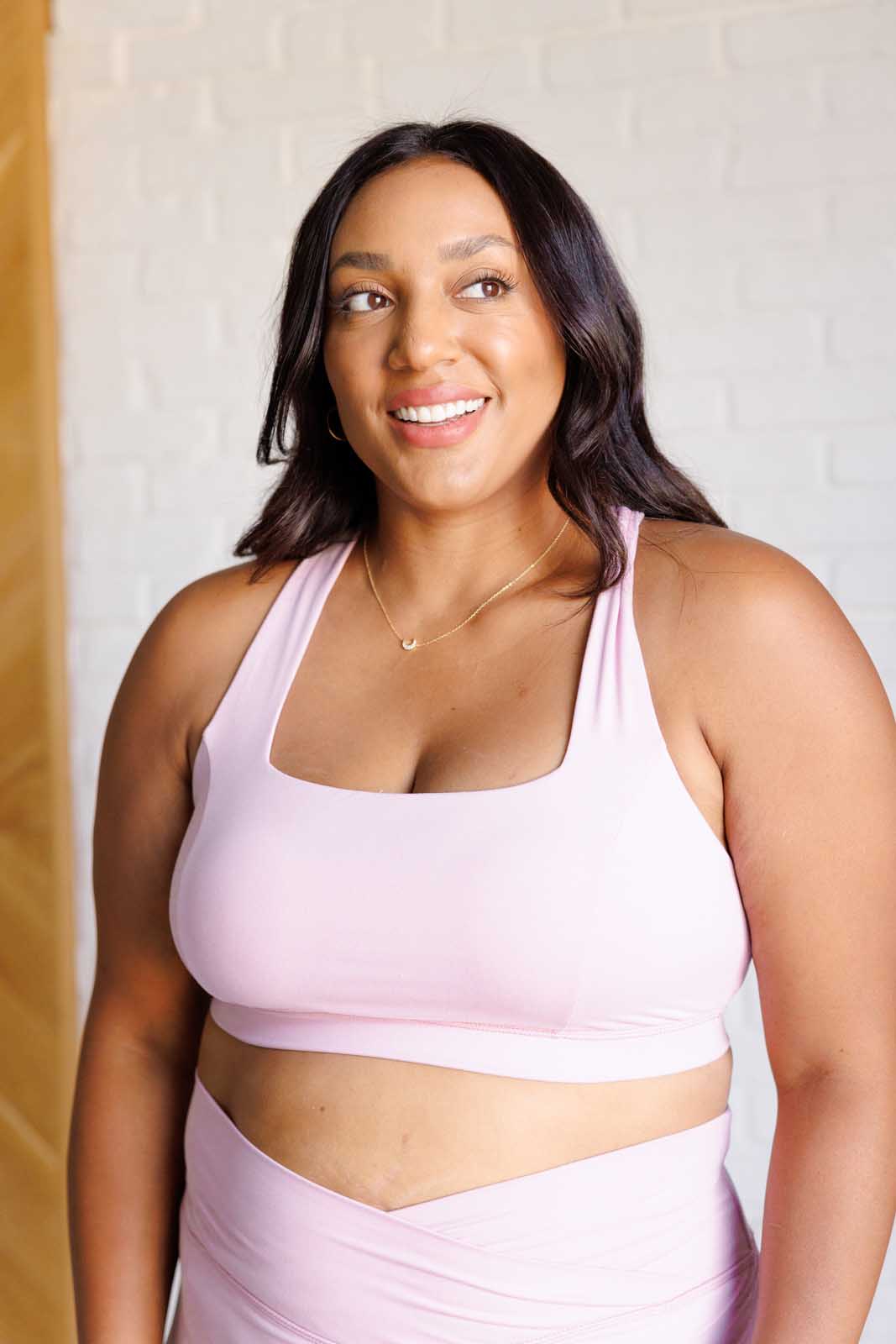 Working Out My Ego Cross Back Sports Bra in Mauve Peony - Lavish Fix