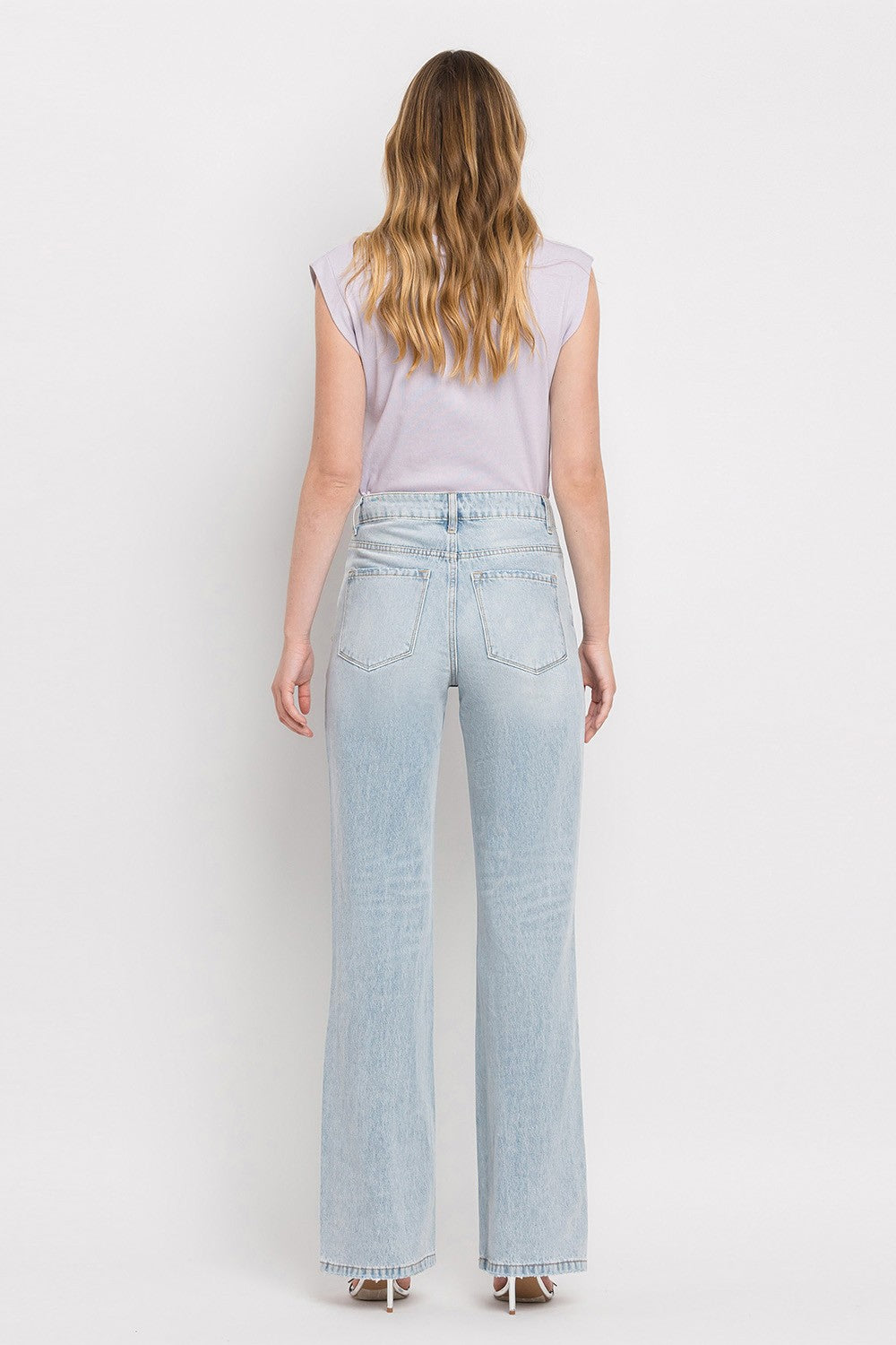 Vervet by Flying Monkey 90'S Vintage Super High Rise Flare Jeans - Lavish Fix