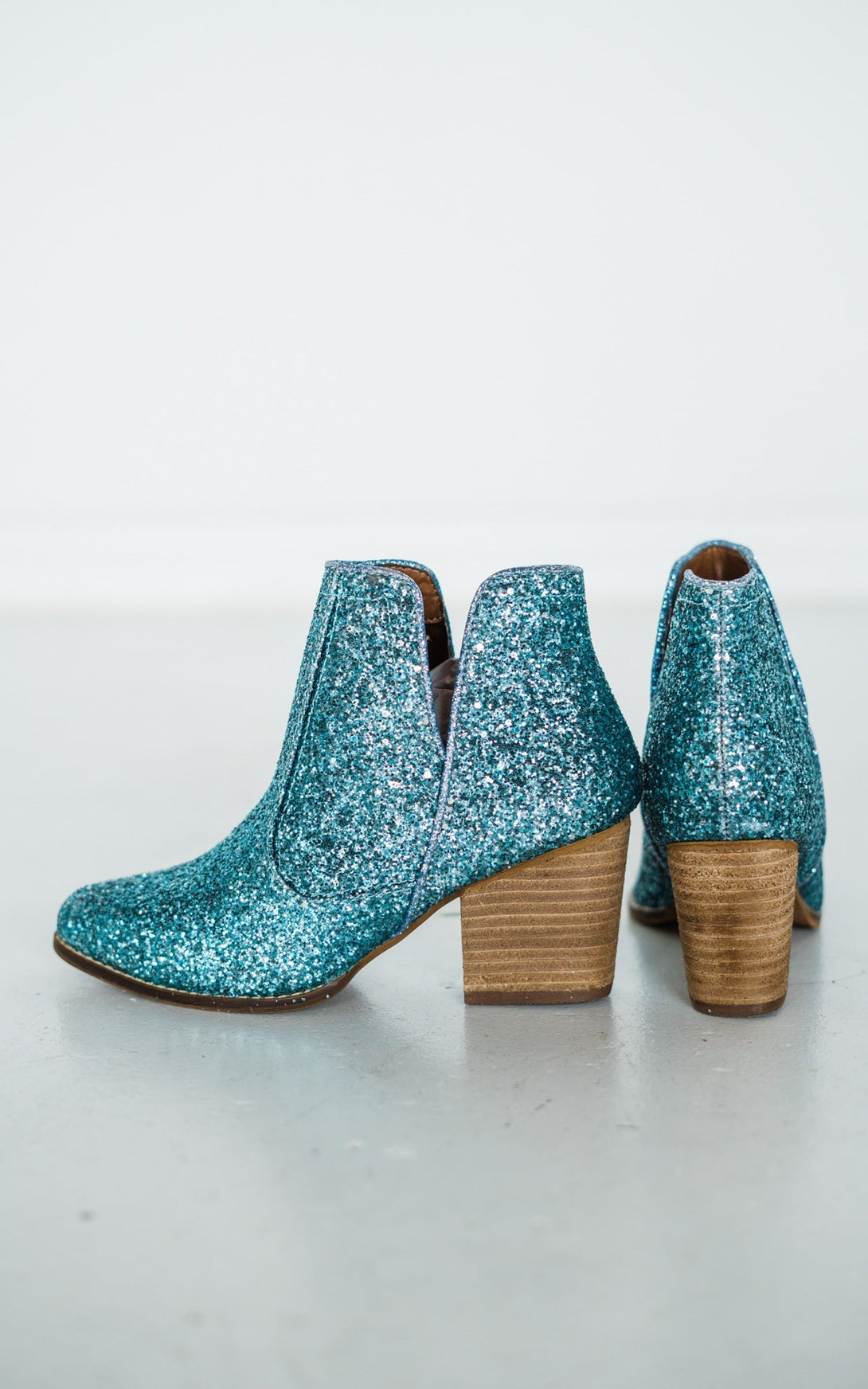 Fiera Booties in Blue - Lavish Fix