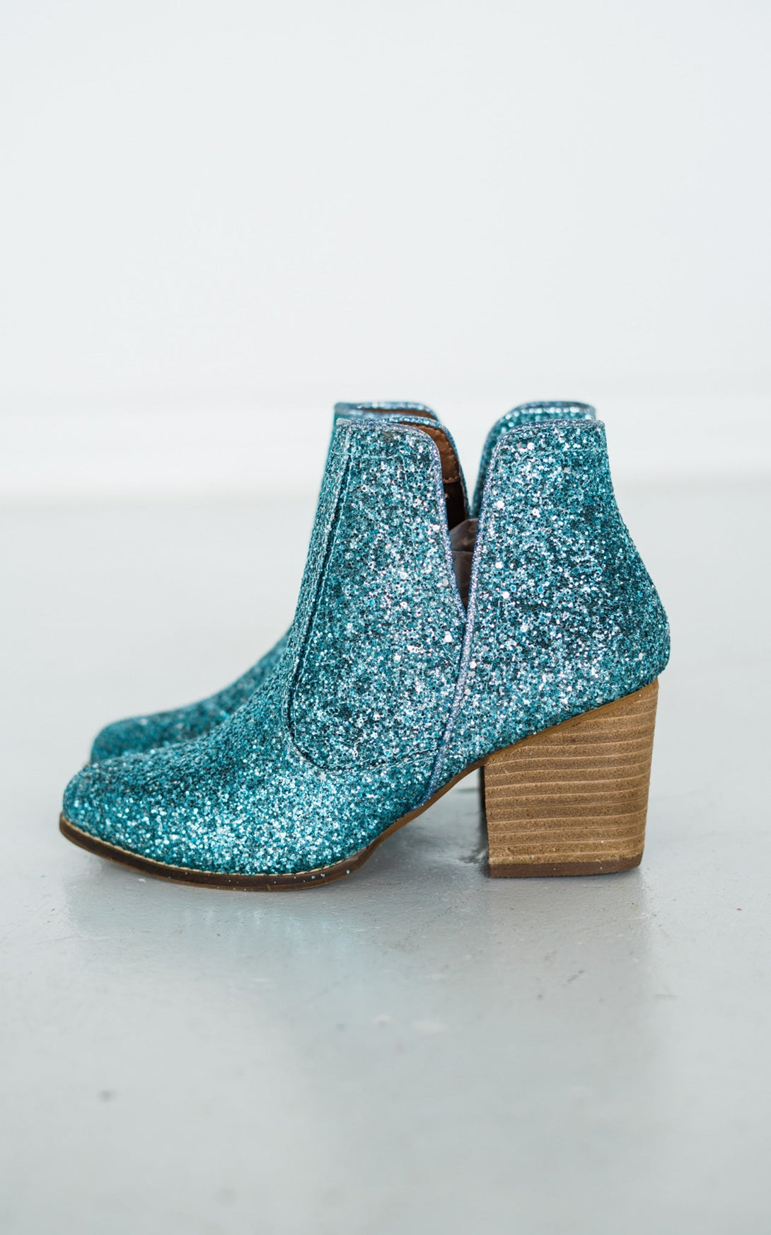 Fiera Booties in Blue - Lavish Fix