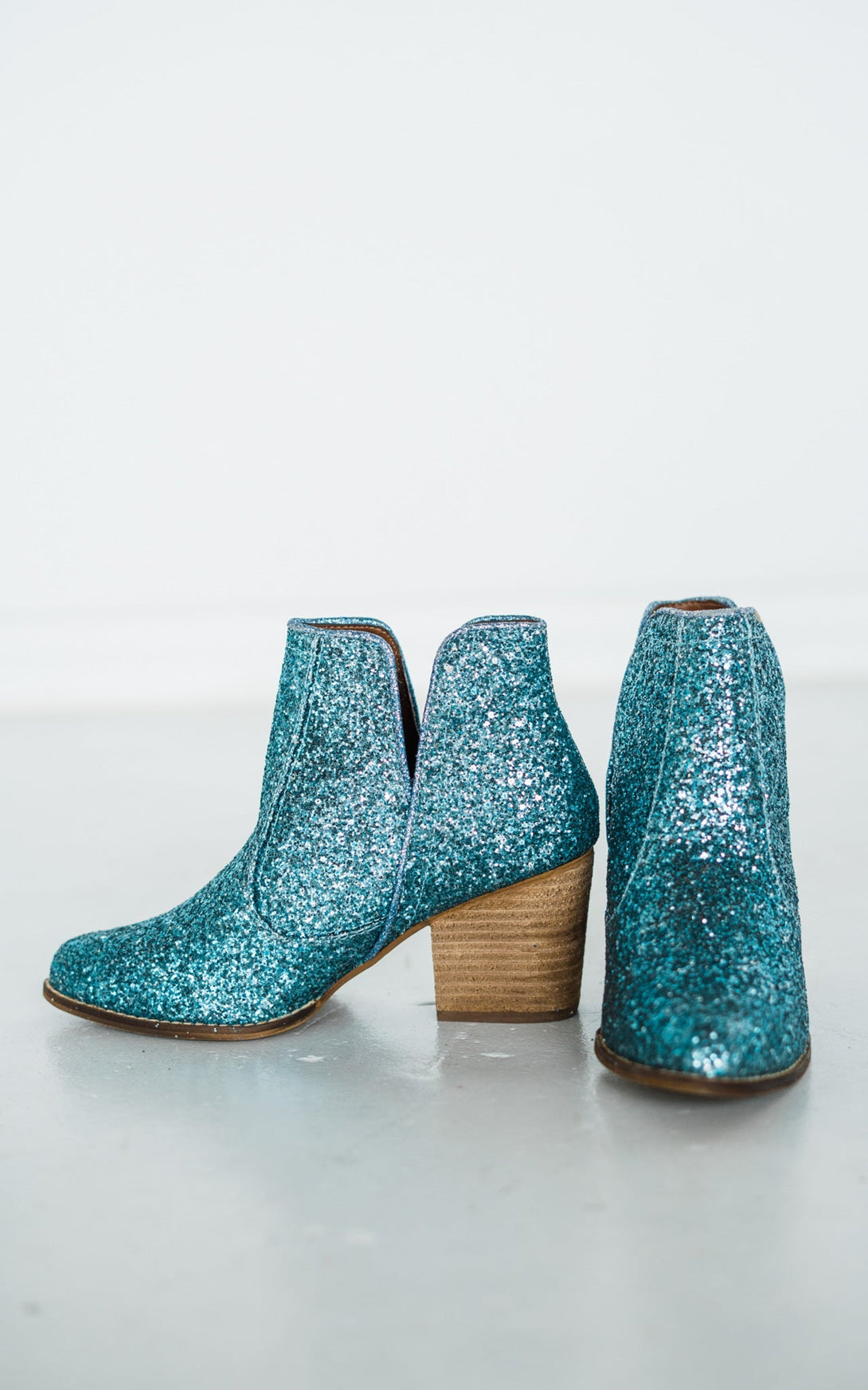 Fiera Booties in Blue - Lavish Fix