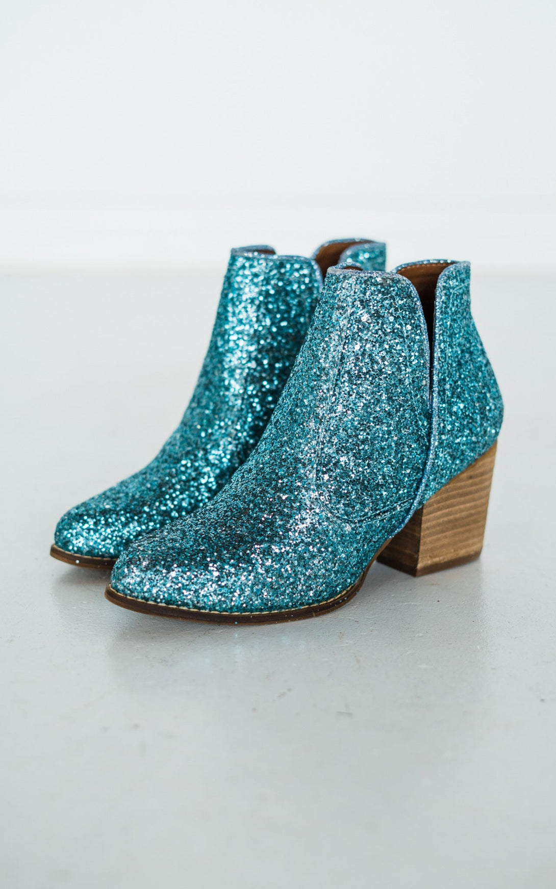 Fiera Booties in Blue - Lavish Fix