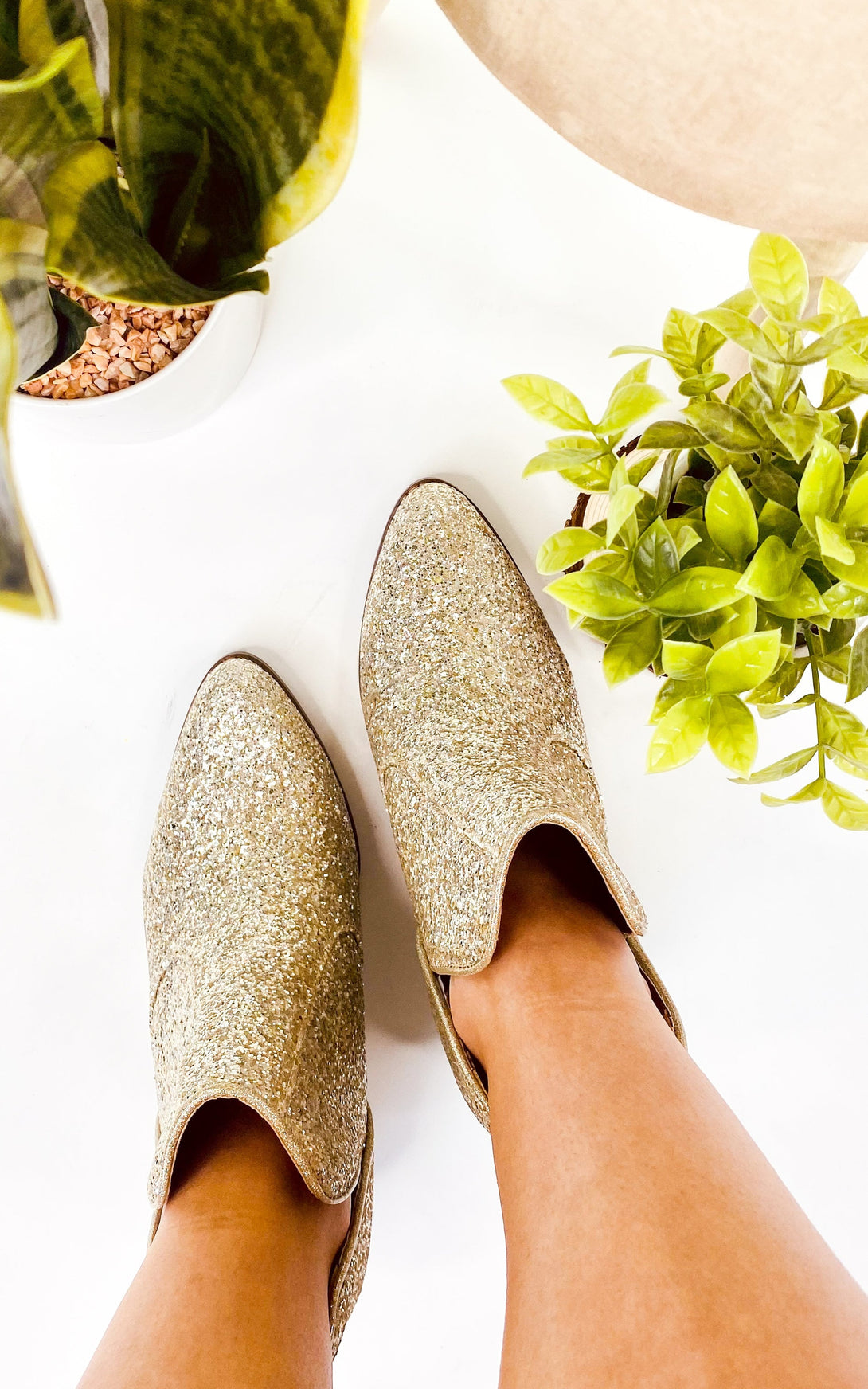 Fiera Booties in Gold - Lavish Fix