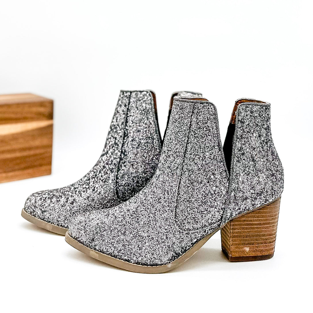 Fiera Booties in Pewter - Lavish Fix