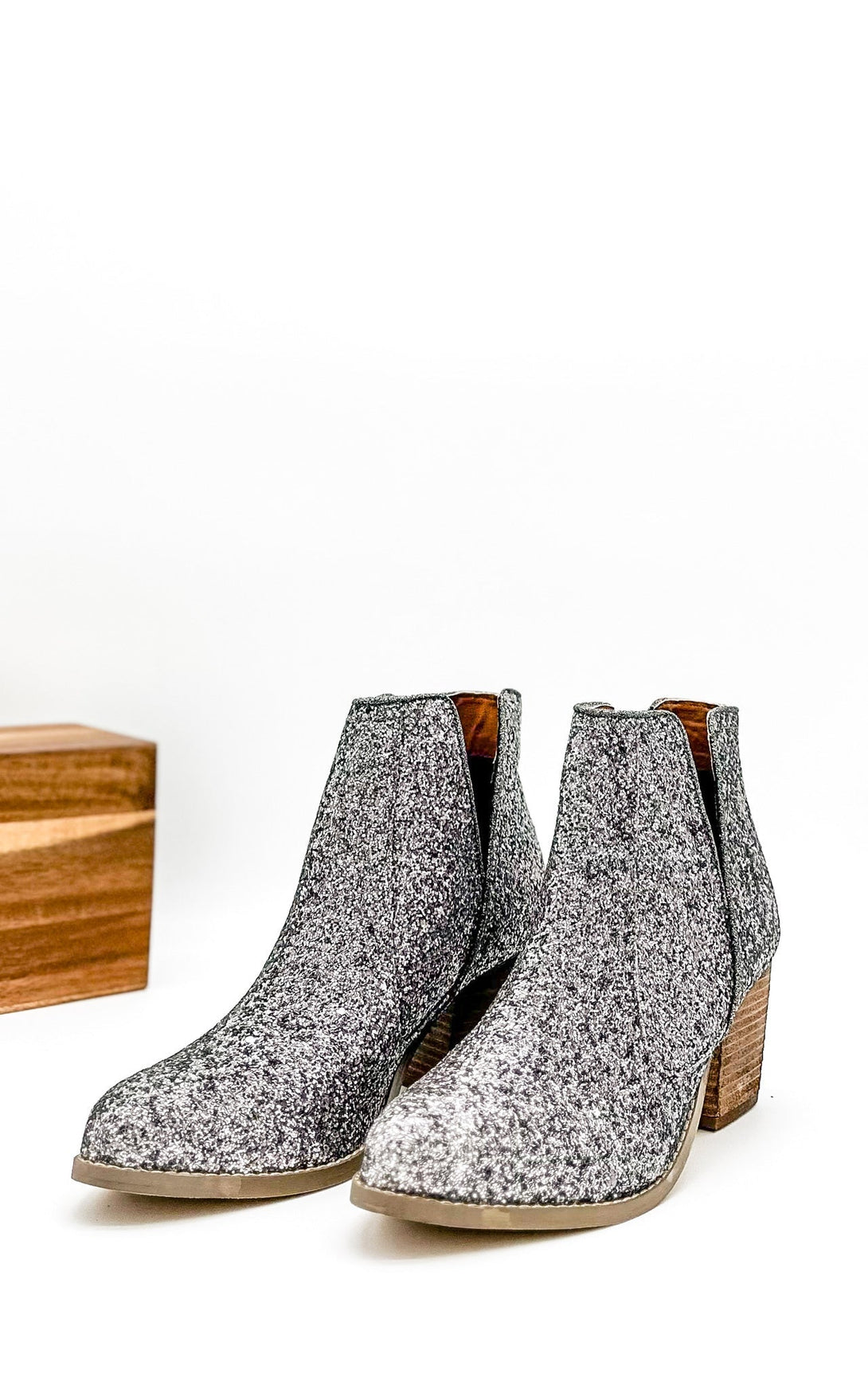 Fiera Booties in Pewter - Lavish Fix