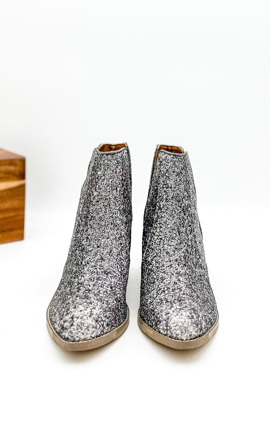 Fiera Booties in Pewter - Lavish Fix