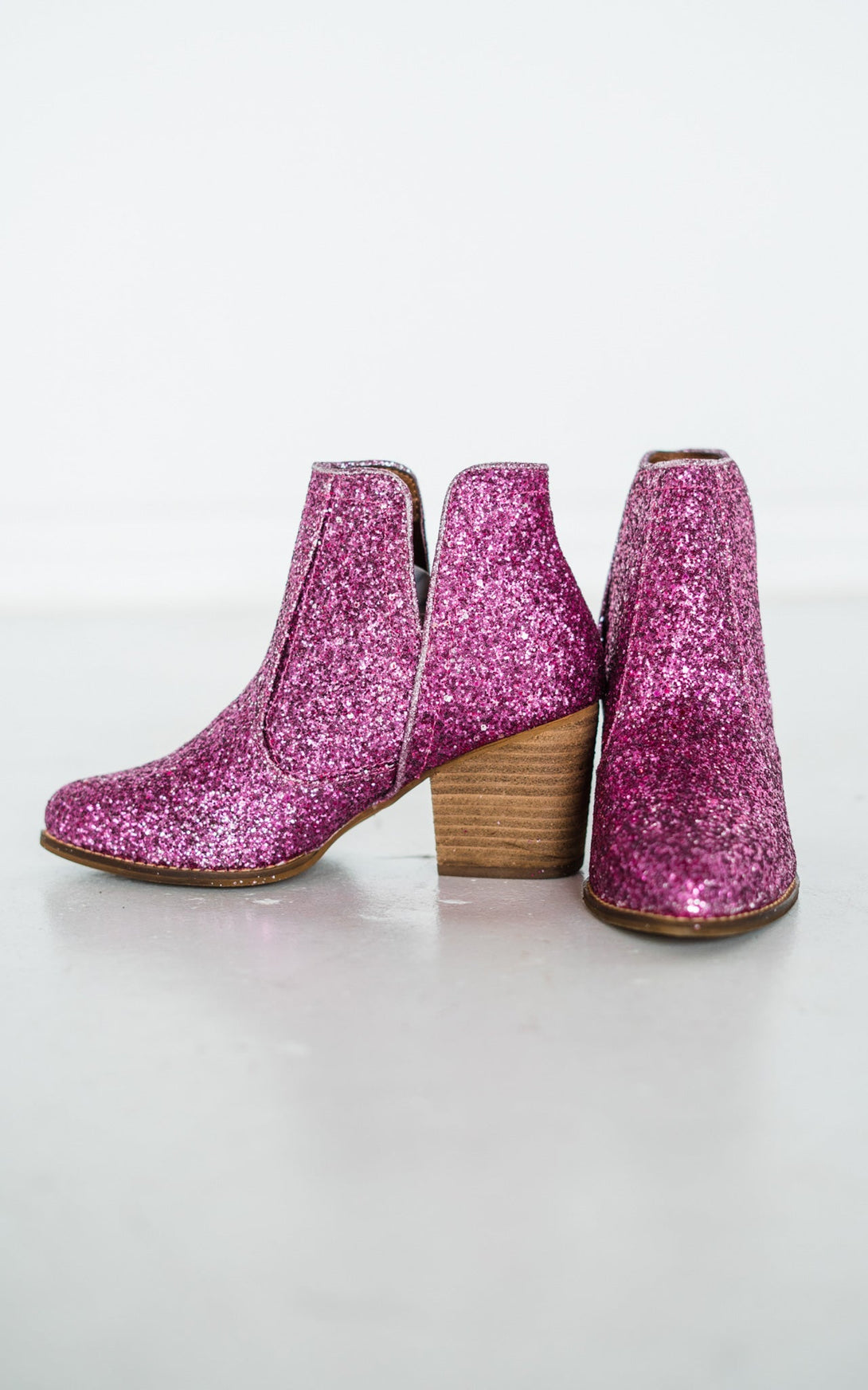 Fiera Booties in Pink - Lavish Fix