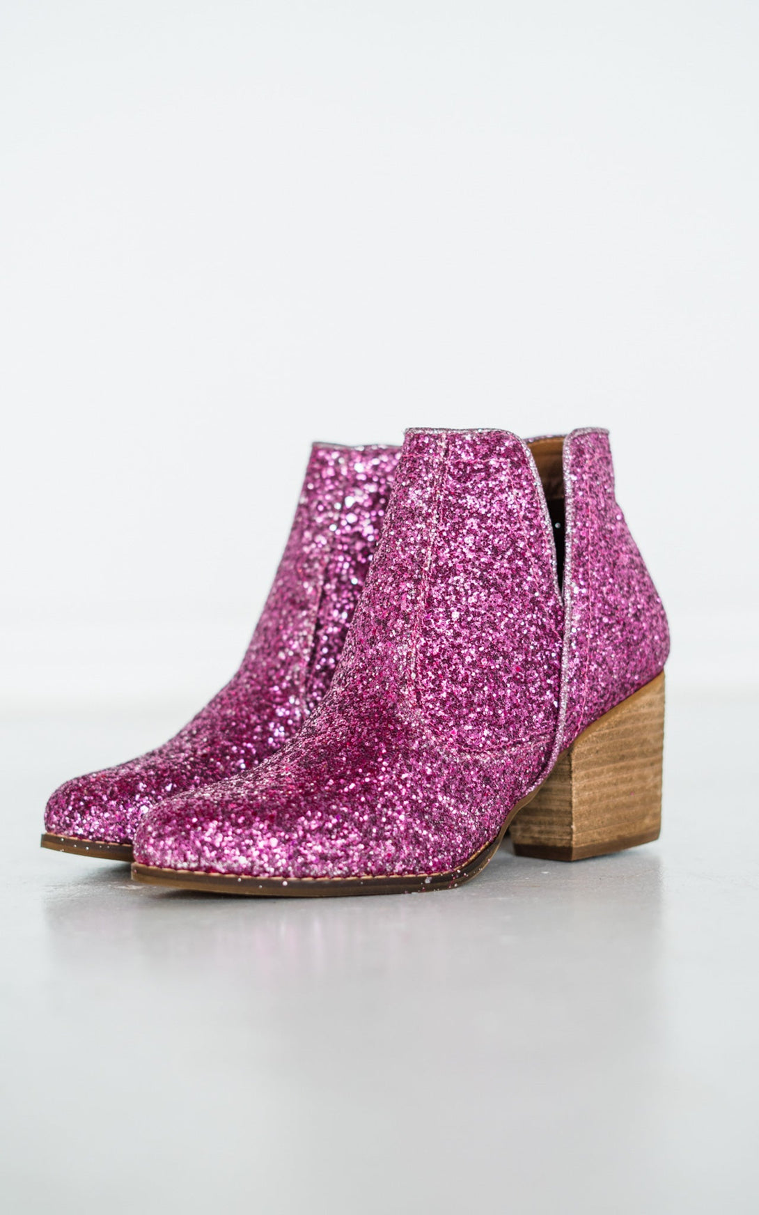 Fiera Booties in Pink - Lavish Fix