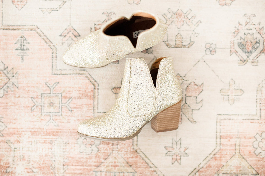 Fiera Booties in Gold - Lavish Fix